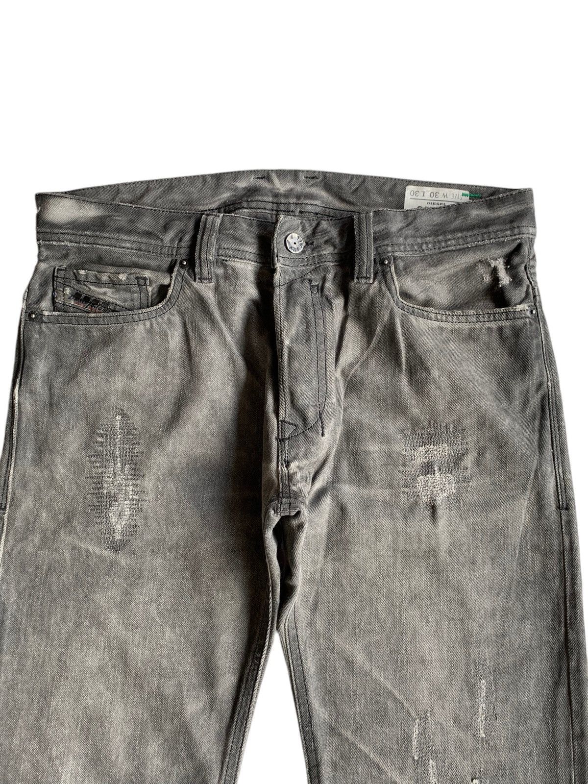 If Six Was Nine × Japanese Brand DIESEL SAFADO PUNK STYLE DISTRESSED DENIM MADE IN ITALY☠️ Size US 33 - 9 Thumbnail