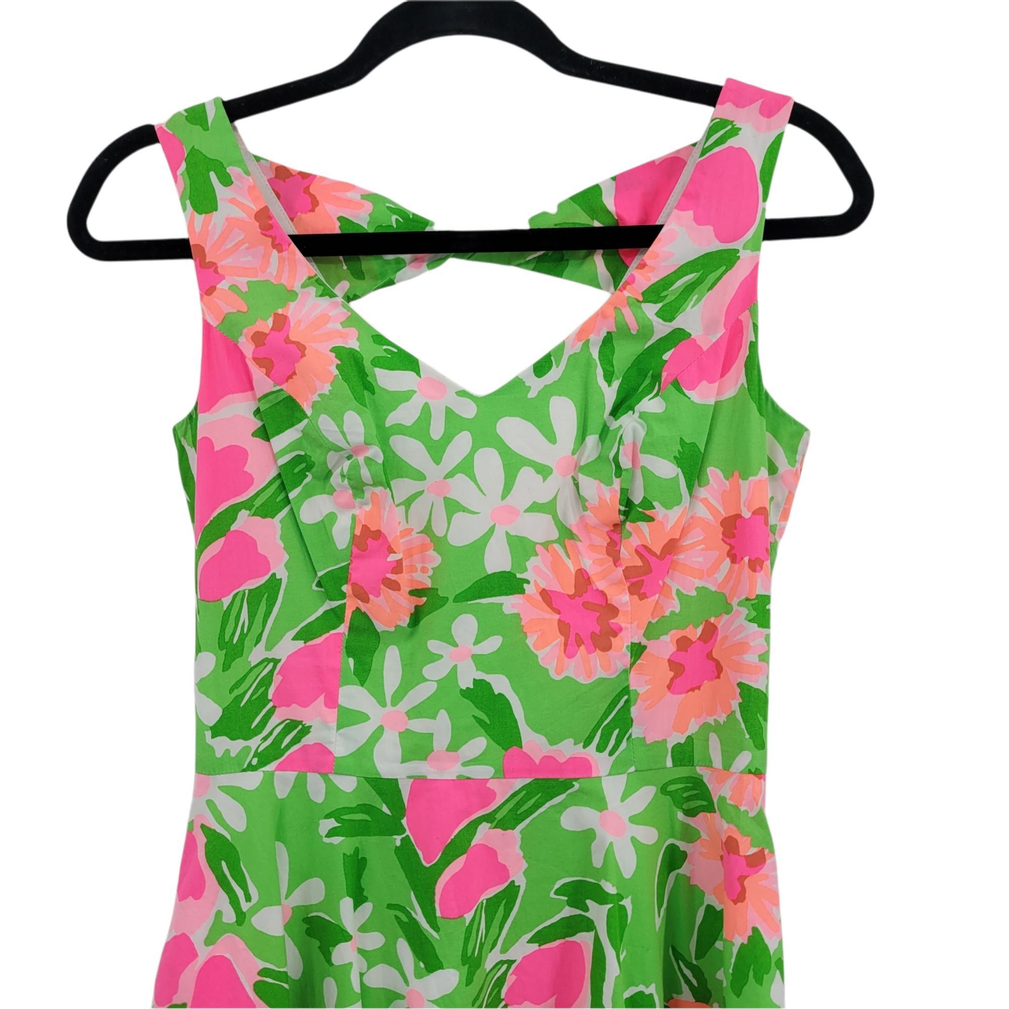 Lilly Pulitzer Lilly Pulitzer 80's Everything Nice Freja' Floral Fit & Flar Size XS / US 0-2 / IT 36-38 - 6 Thumbnail