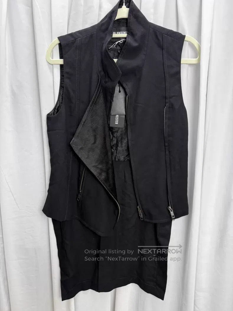 Ann Demeulemeester Ann Demeulemeester Double zip sleeveless vest with layered Size 4XL / US 24-26 - 4 Thumbnail