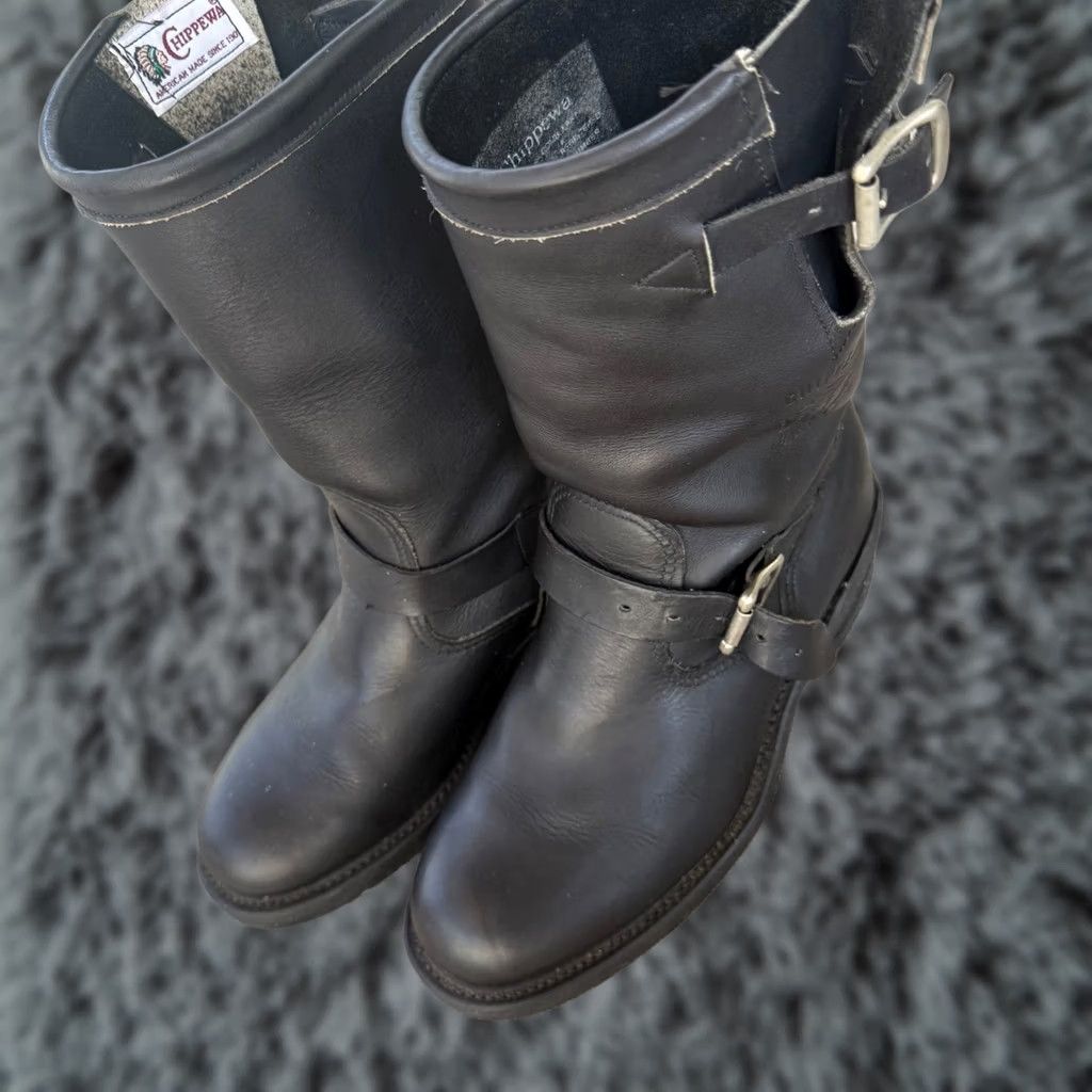 Chippewa CHIPPEWA Boots Engineer boots Black 27863 Size 9E | Grailed