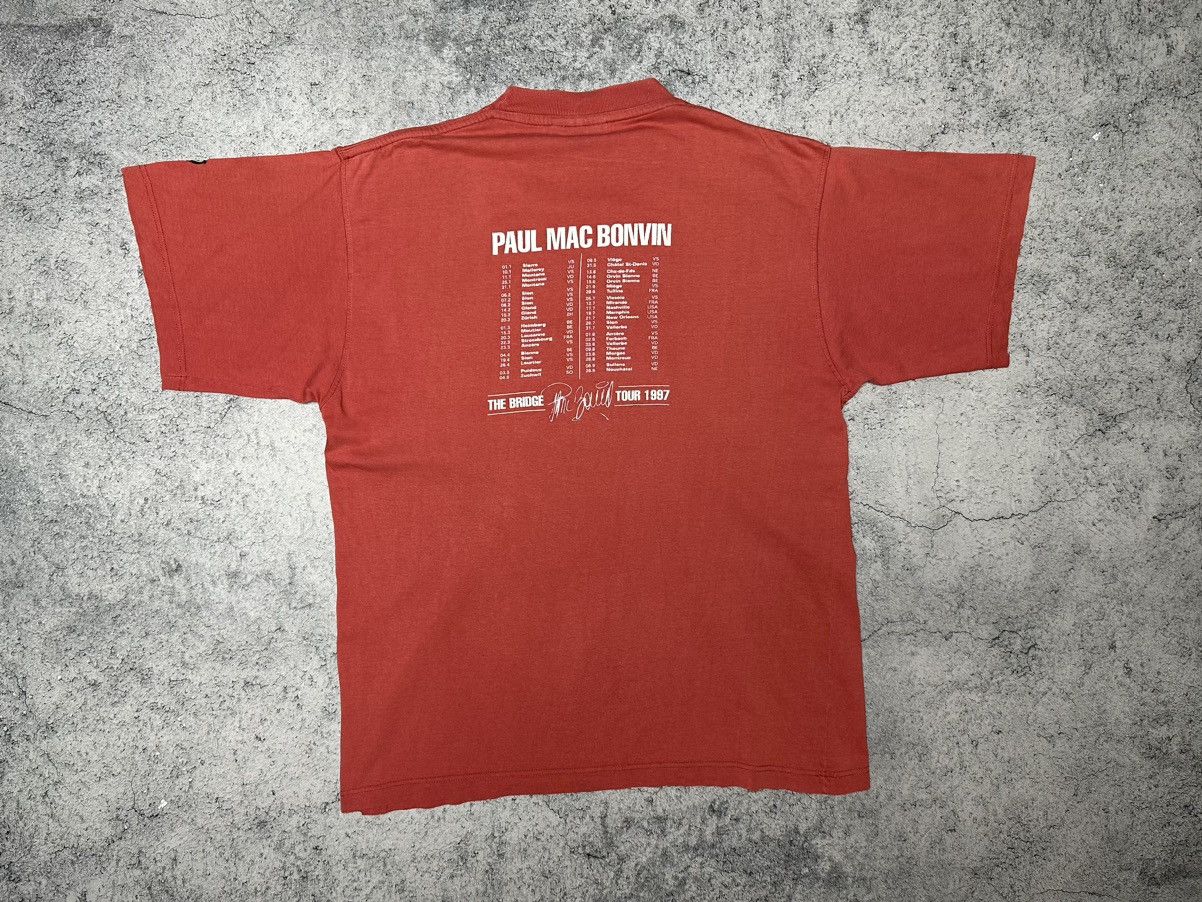 Band Tees Vintage Paul Mac Bonvin The Bridge 1997 Tour T-Shirt Size US L / EU 52-54 / 3 - 11 Thumbnail