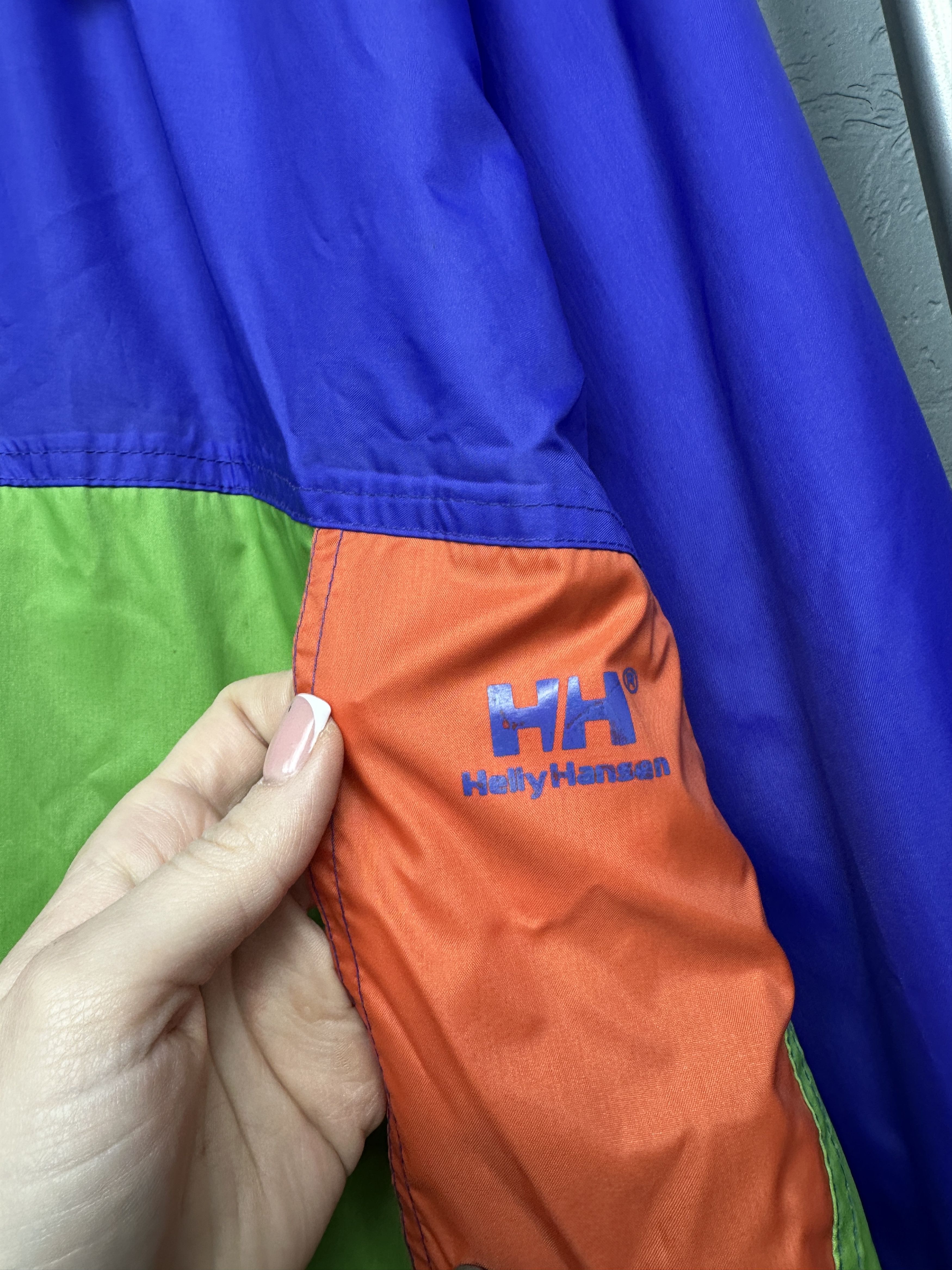Helly Hansen × Vintage Helly Hansen Vintage Mens Windbreaker Jacket Size US L / EU 52-54 / 3 - 3 Thumbnail