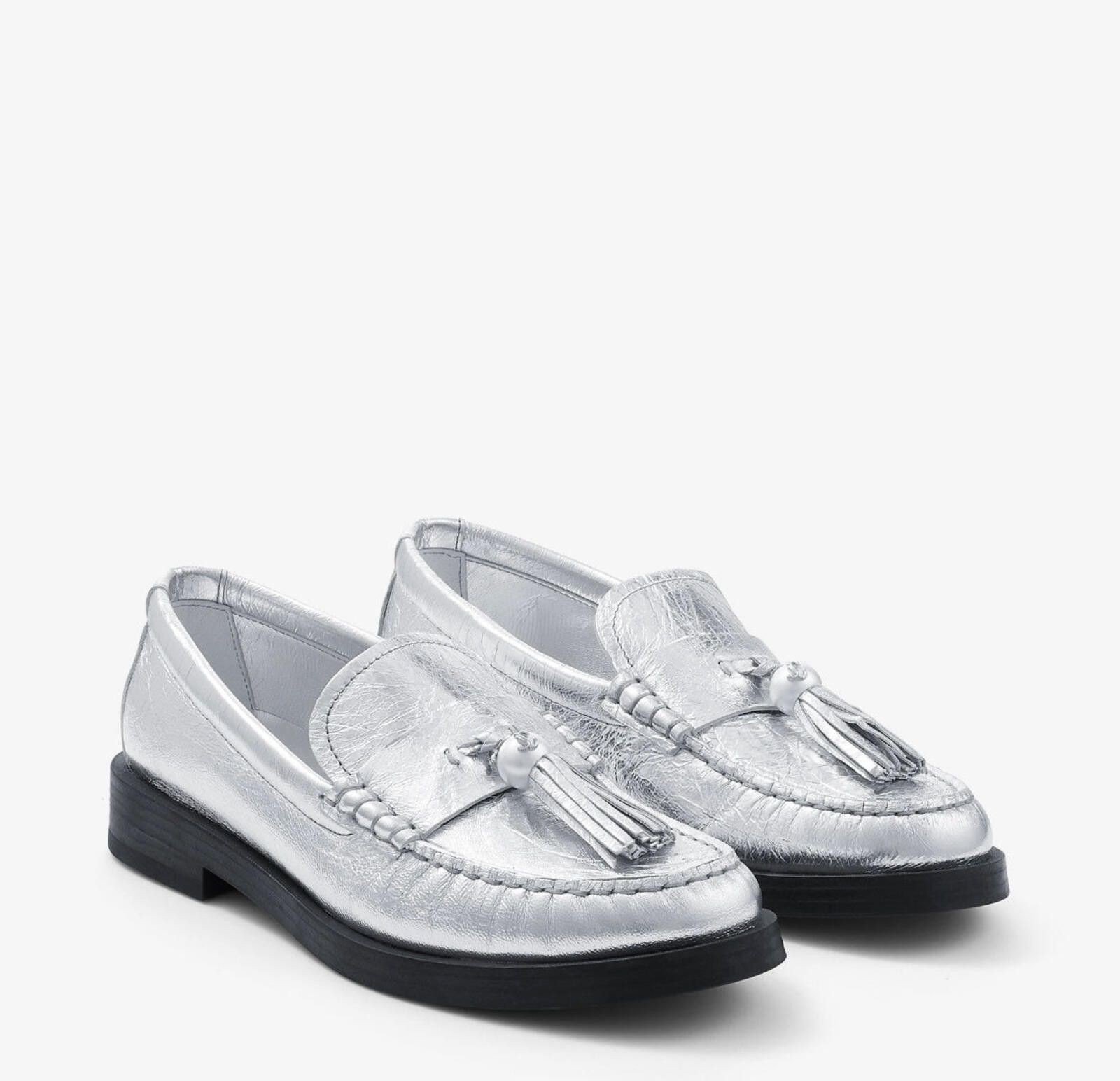 Jimmy Choo Jimmy Choo Addie Pearl Loafers Size US 7.5 / IT 37.5 - 2 Thumbnail