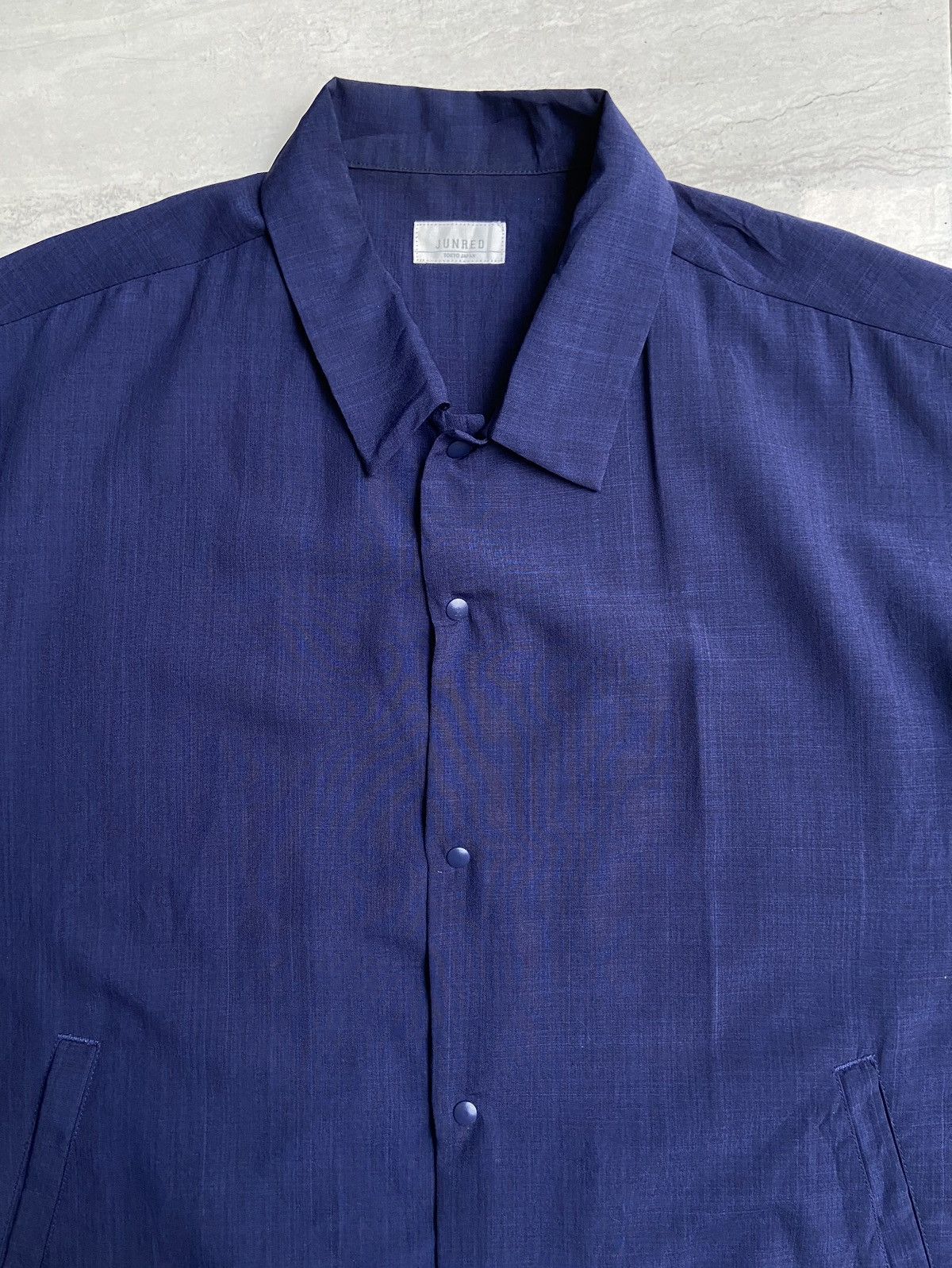 Designer × Japanese Brand × Jun Takahashi JUNRED TOKYO JAPAN Navy Shirt Size US XL / EU 56 / 4 - 3 Thumbnail