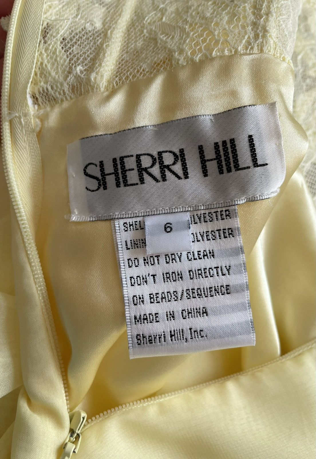 Other Sherri Hill Yellow Corset Dress Size S / US 4 / IT 40 - 3 Thumbnail