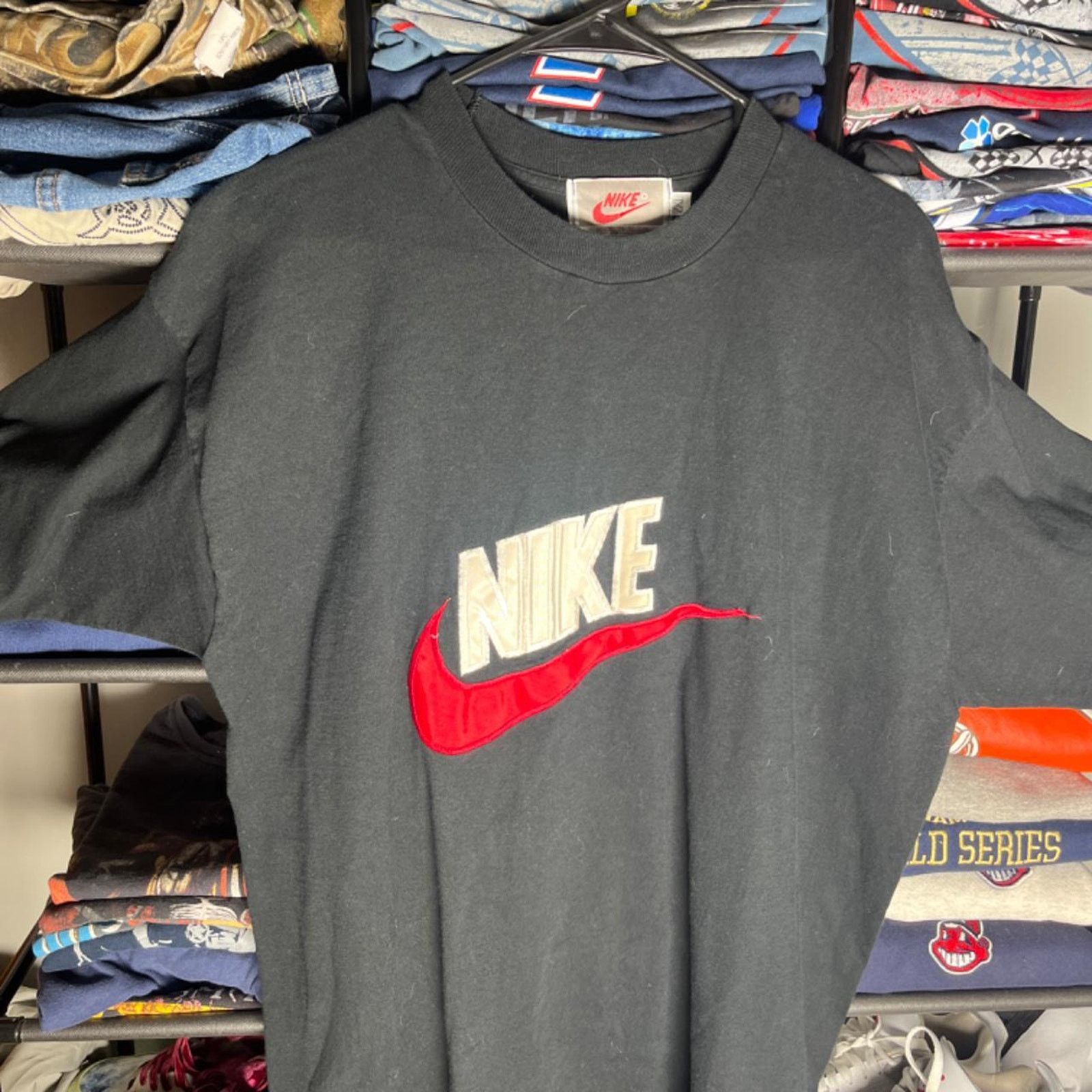 Nike Vintage 90s nike air embroidered shirt Size US XXL / EU 58 / 5 - 1 Thumbnail