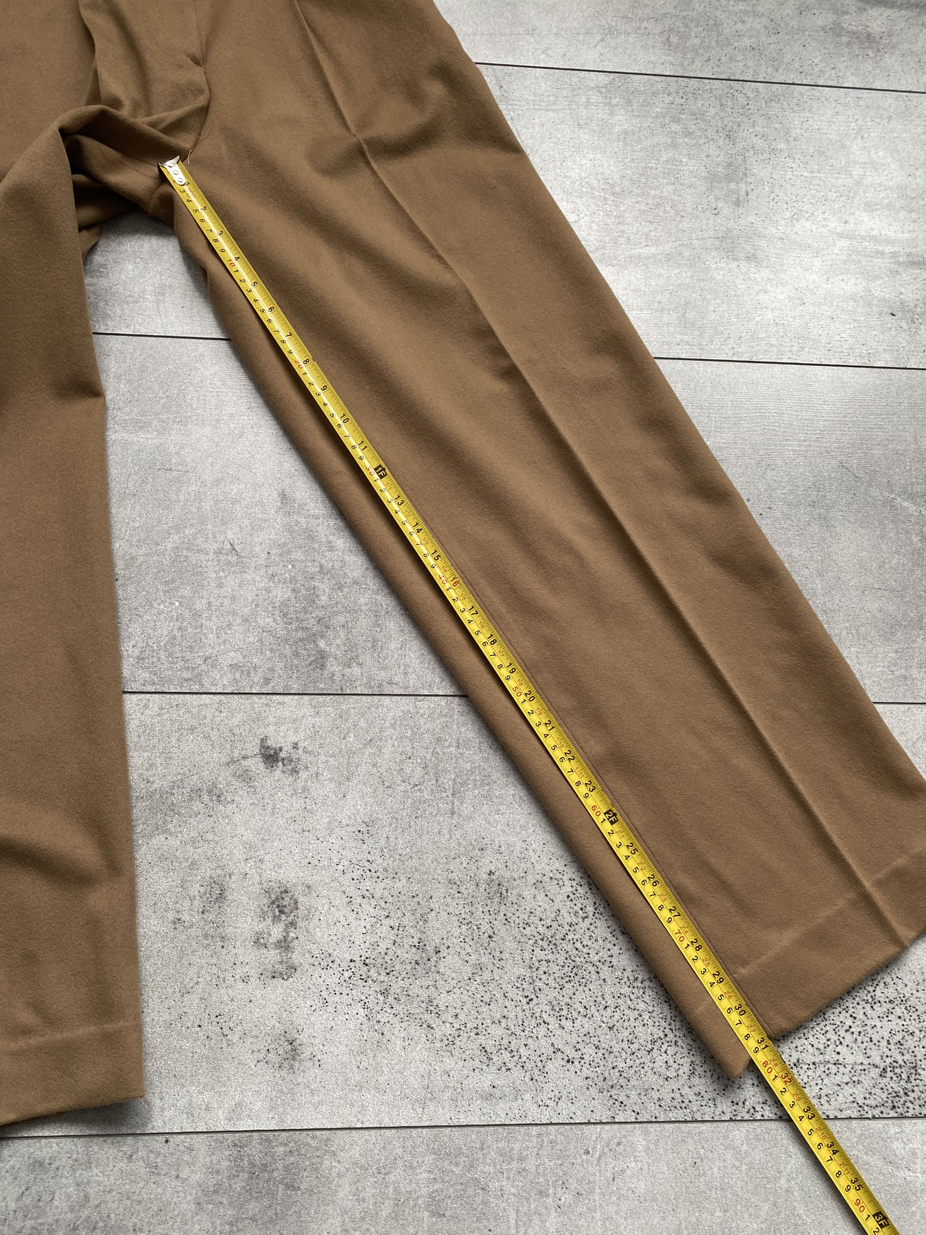 Officine Generale Officine Generale by Ing Loro Piana Sophie Wool Pants Camel Size 36" / US 14 / IT 50 - 11 Thumbnail