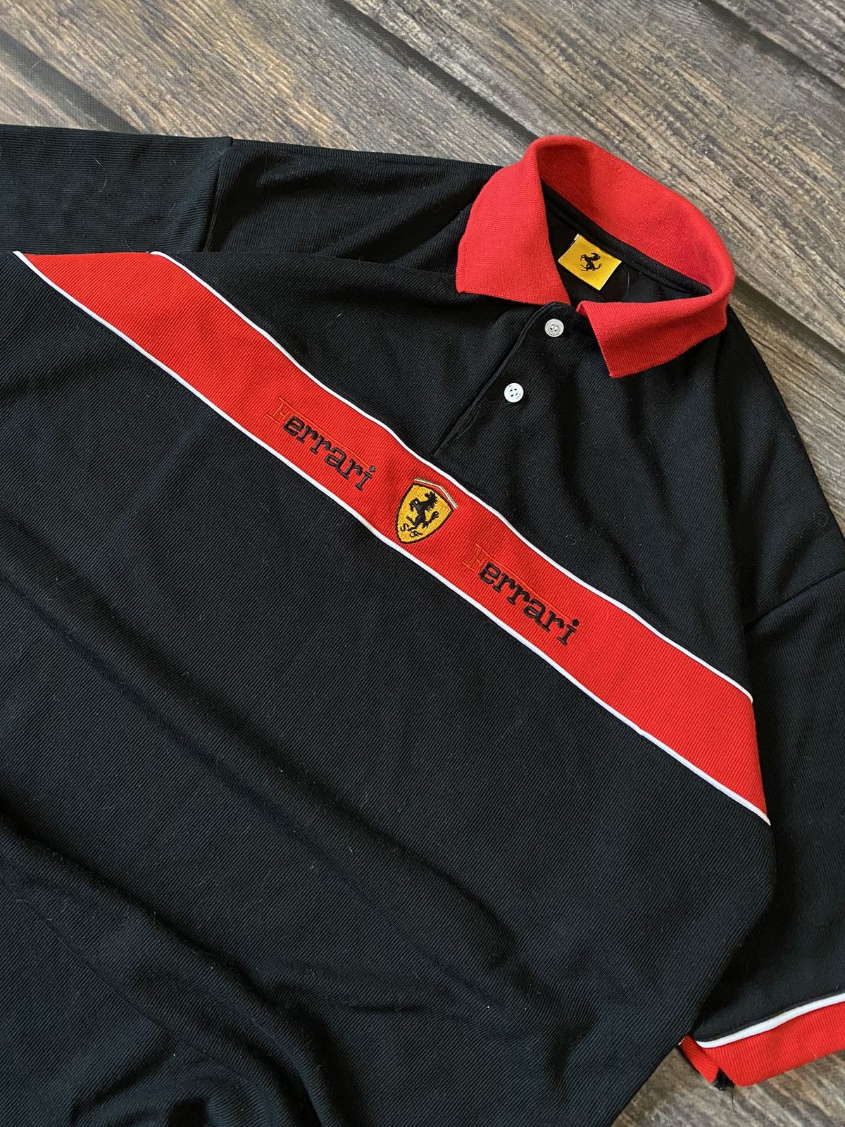 Ferrari × Vintage 1996 Ferrari Rare Licensed Shirt Size US XL / EU 56 / 4 - 3 Thumbnail