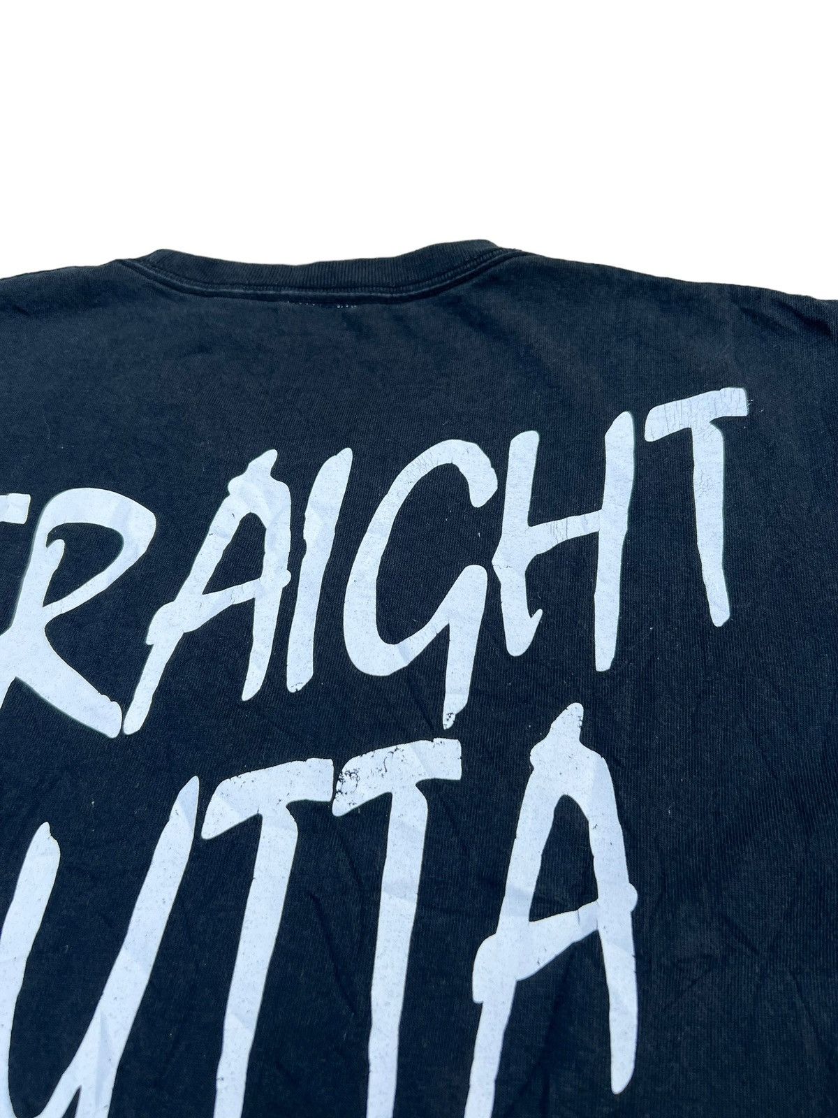 Japanese Brand Dreamteam Japan X N.W.A Fuck The Politics Fade Black tee Size US M / EU 48-50 / 2 - 12 Thumbnail