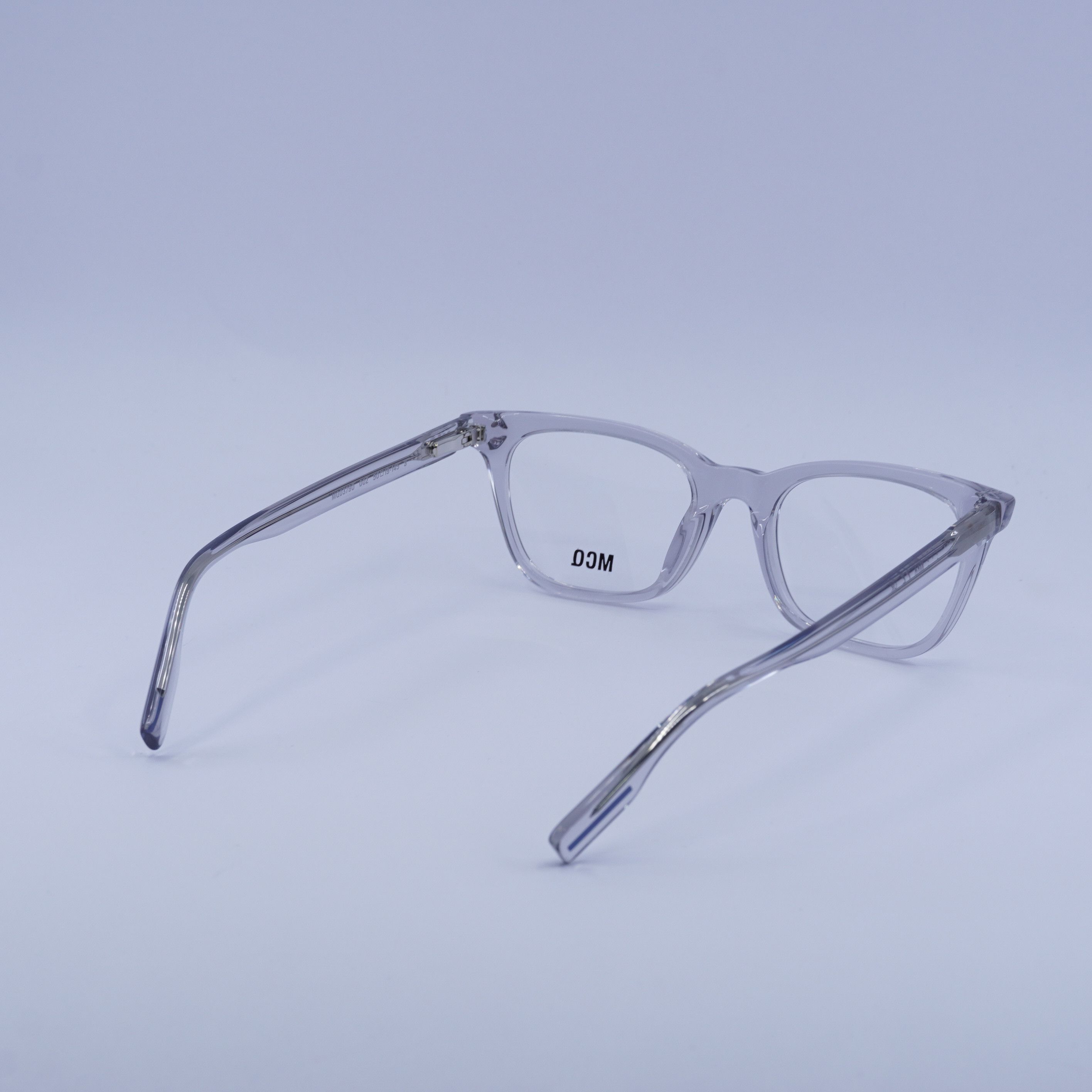 McQ Alexander McQueen McQ by Alexander McQueen MQ0379O 002 Eyeglasses Grey 50mm Size ONE SIZE - 4 Thumbnail