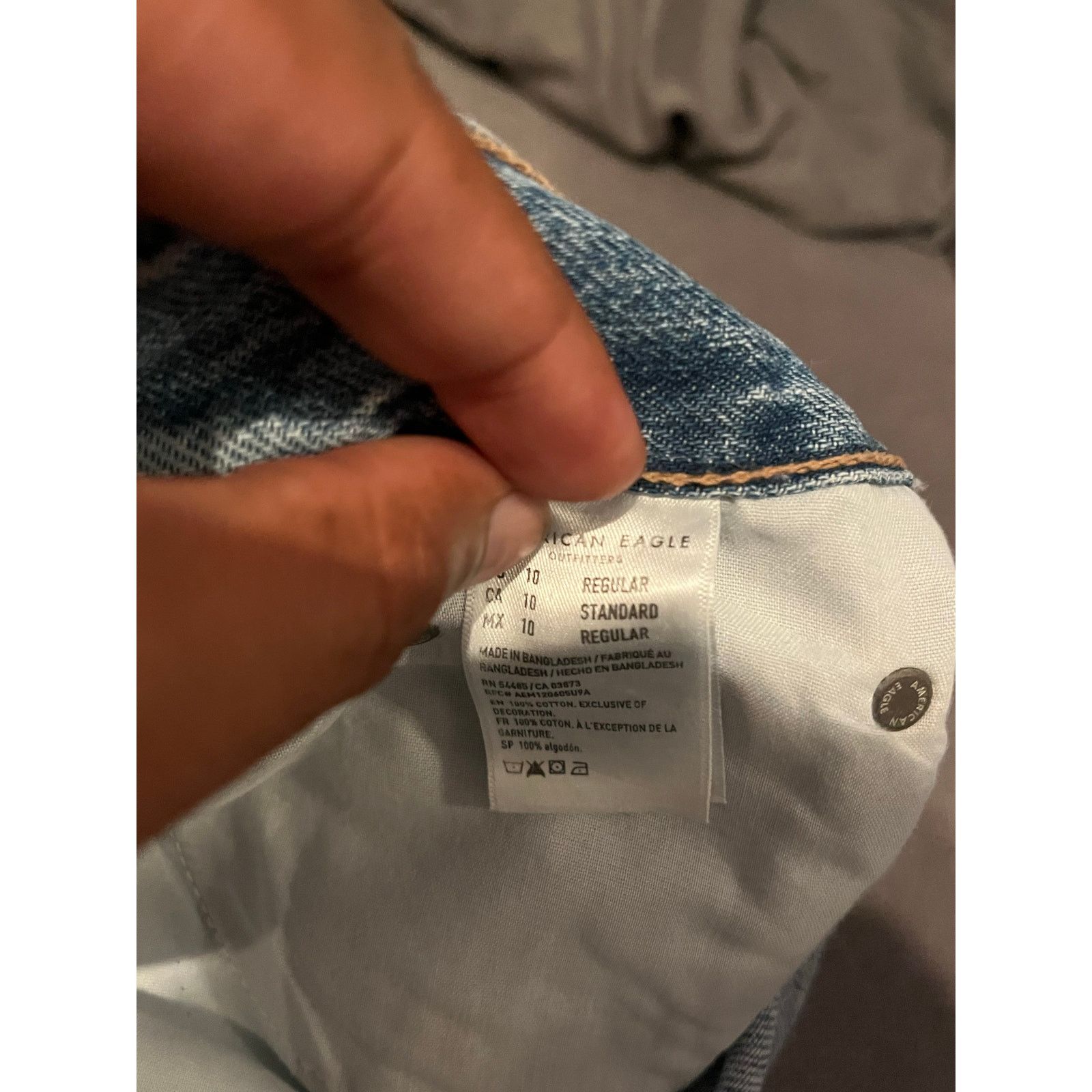 American Eagle Outfitters American Eagle - Skater Jean / 10 / Blue / NWT Size 32" / US 10 / IT 46 - 8 Thumbnail