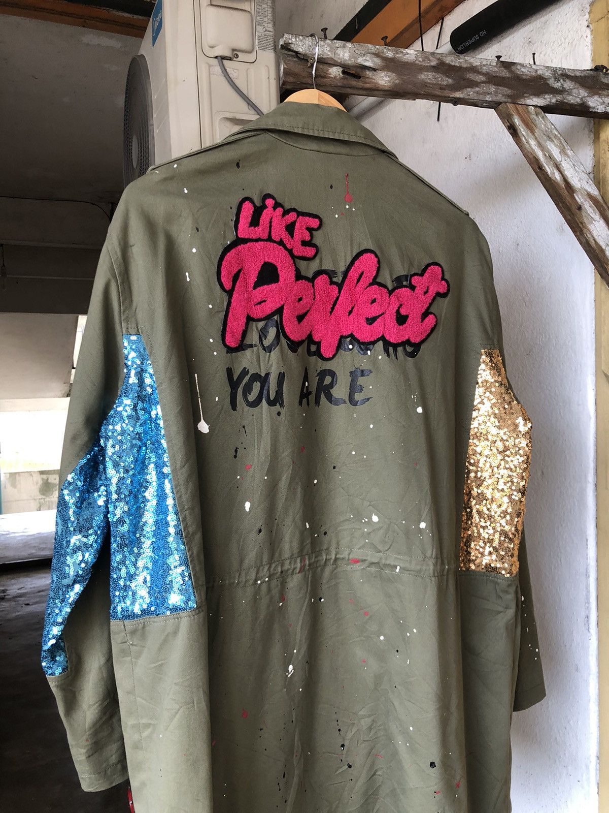 Zara Zara Splash Paint Art Oversized Parka Jacket If Six Was Nine Size L / US 10 / IT 46 - 12 Thumbnail