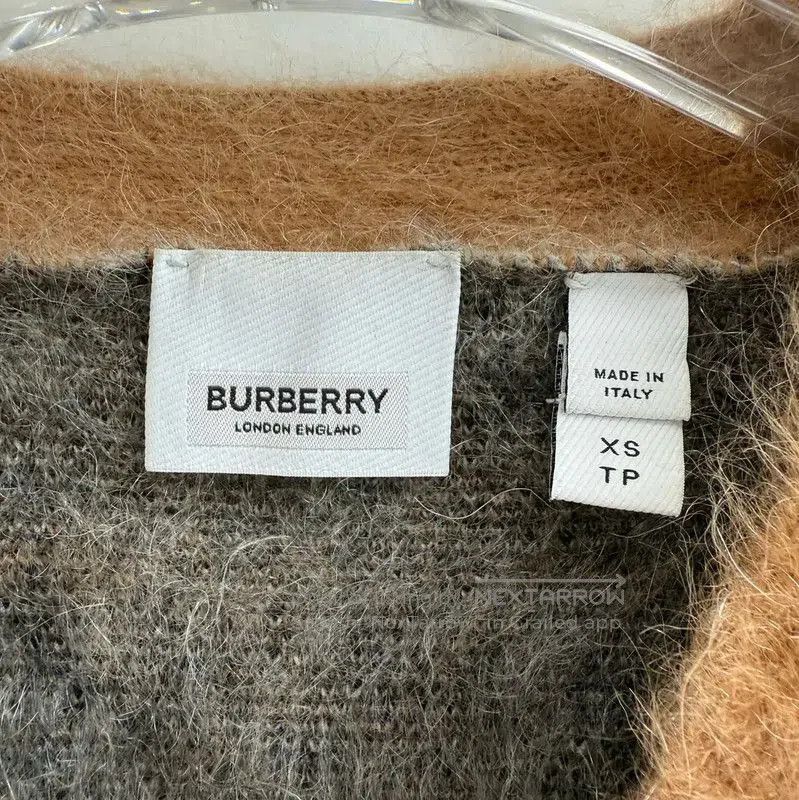 Burberry Burberry Winter Khaki Mohair Cardigan. Size S / US 4 / IT 40 - 3 Thumbnail