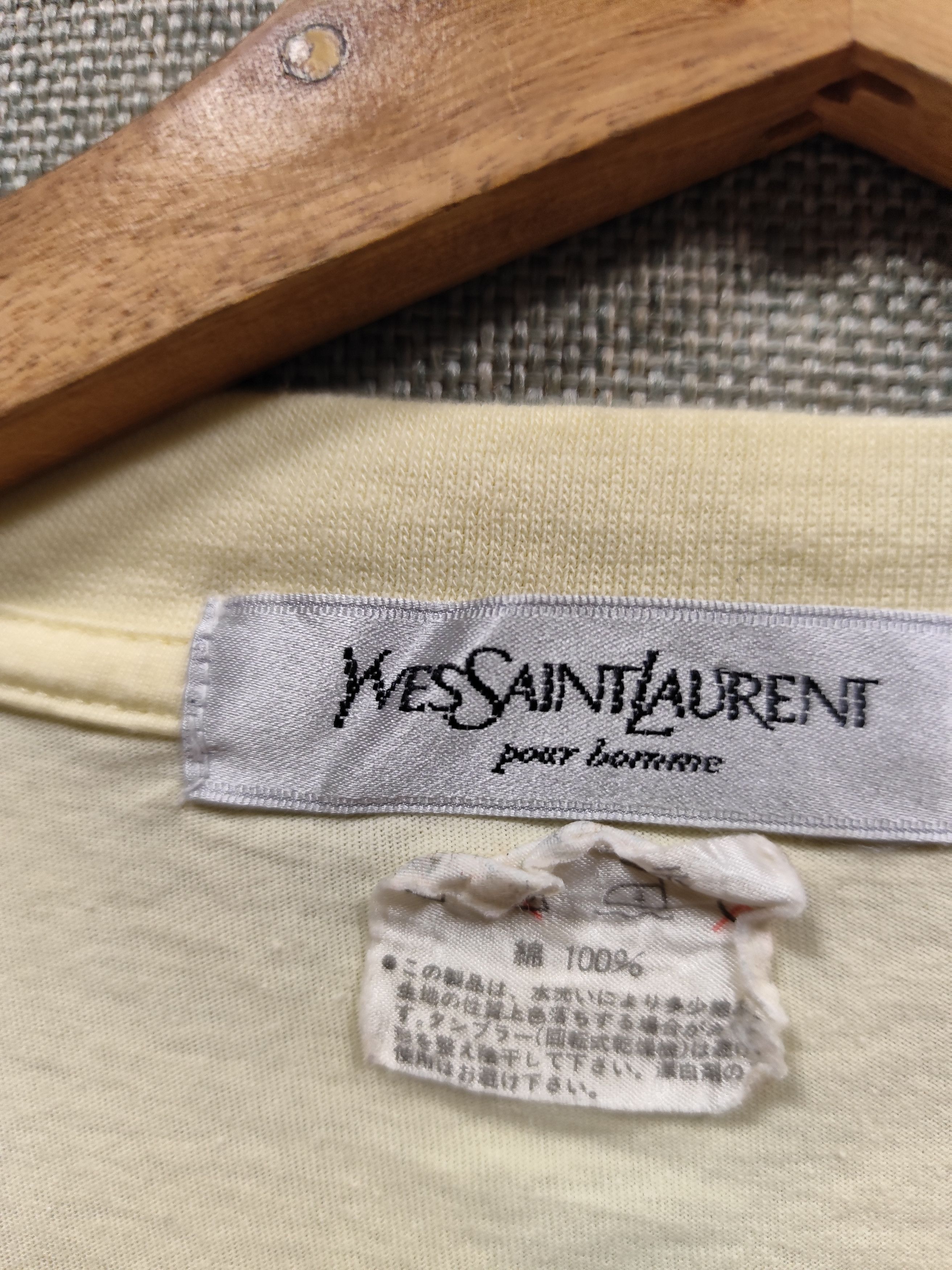 Yves Saint Laurent vintage t shirt yves saint laurent spell out Size US XL / EU 56 / 4 - 4 Thumbnail