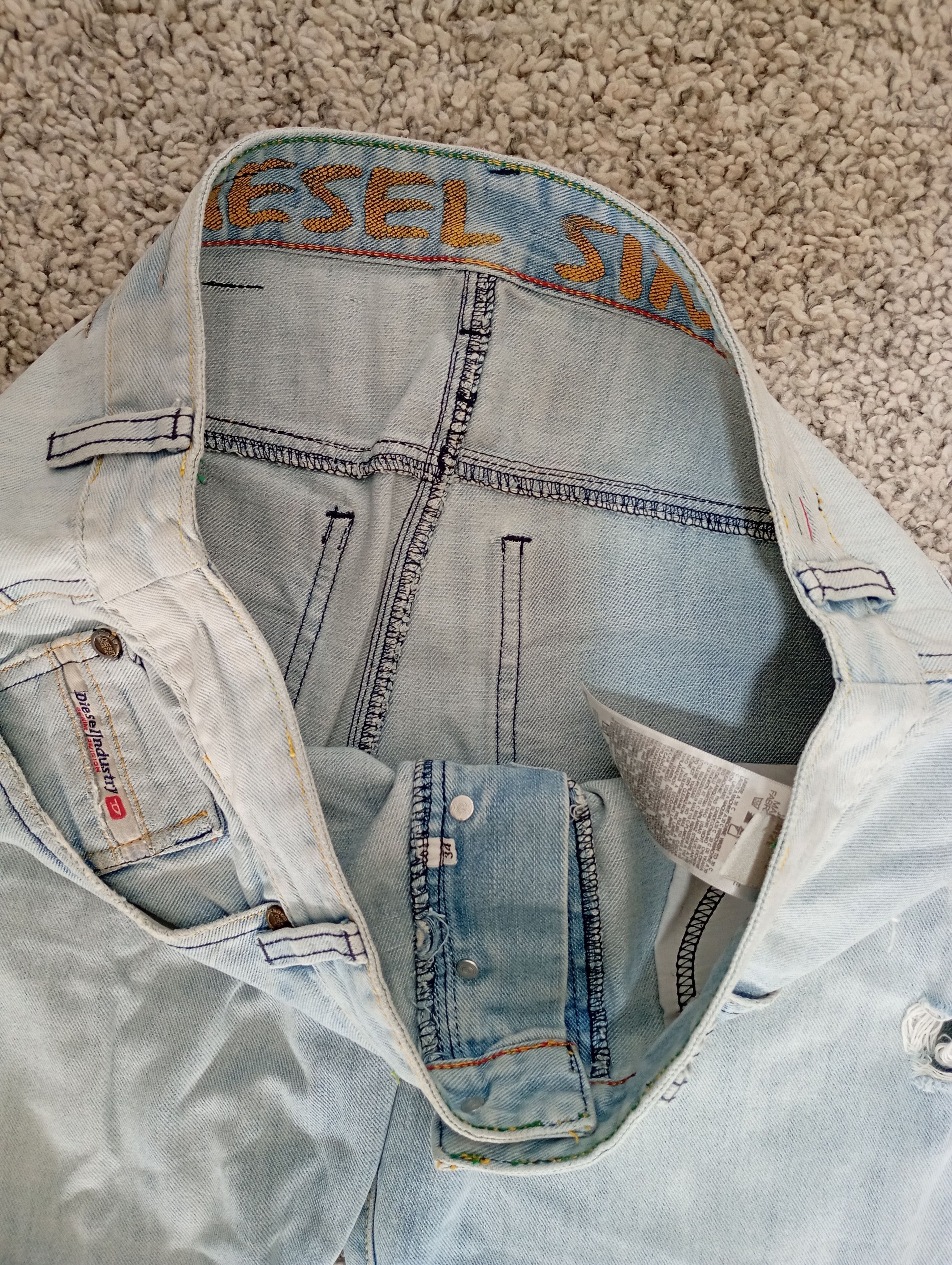 Diesel × Vintage Diesel Distressed Faded Vintage Denim Jean Pants Size US 34 / EU 50 - 10 Thumbnail