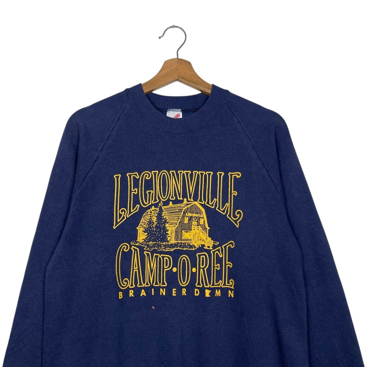 Jerzees Vintage 80s Legionville Camporee Brainerd Mn Sweatshirt Size US L / EU 52-54 / 3 - 2 Thumbnail