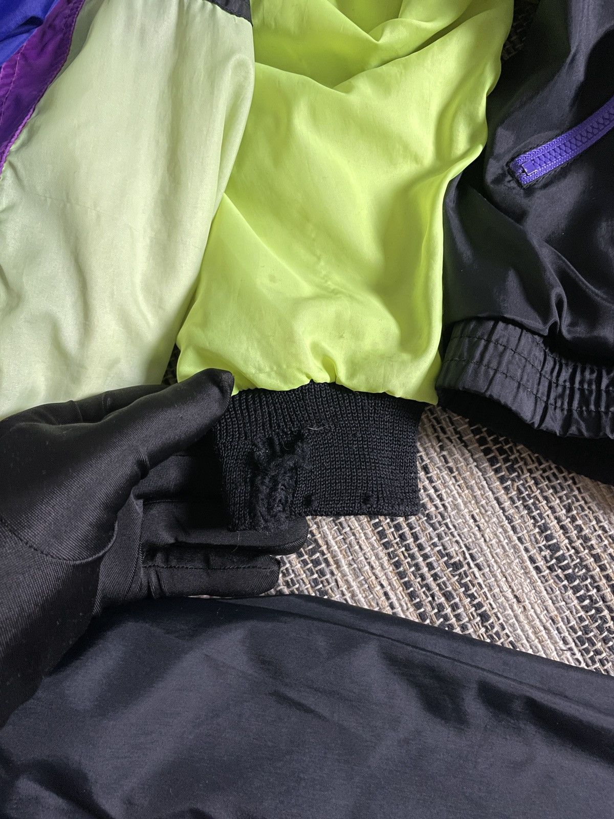 Nike 💧NIKE 90s 3in1 Bundle Nylon Tracksuit Pants + 2 Jackets S-M Size US 30 / EU 46 - 12 Thumbnail