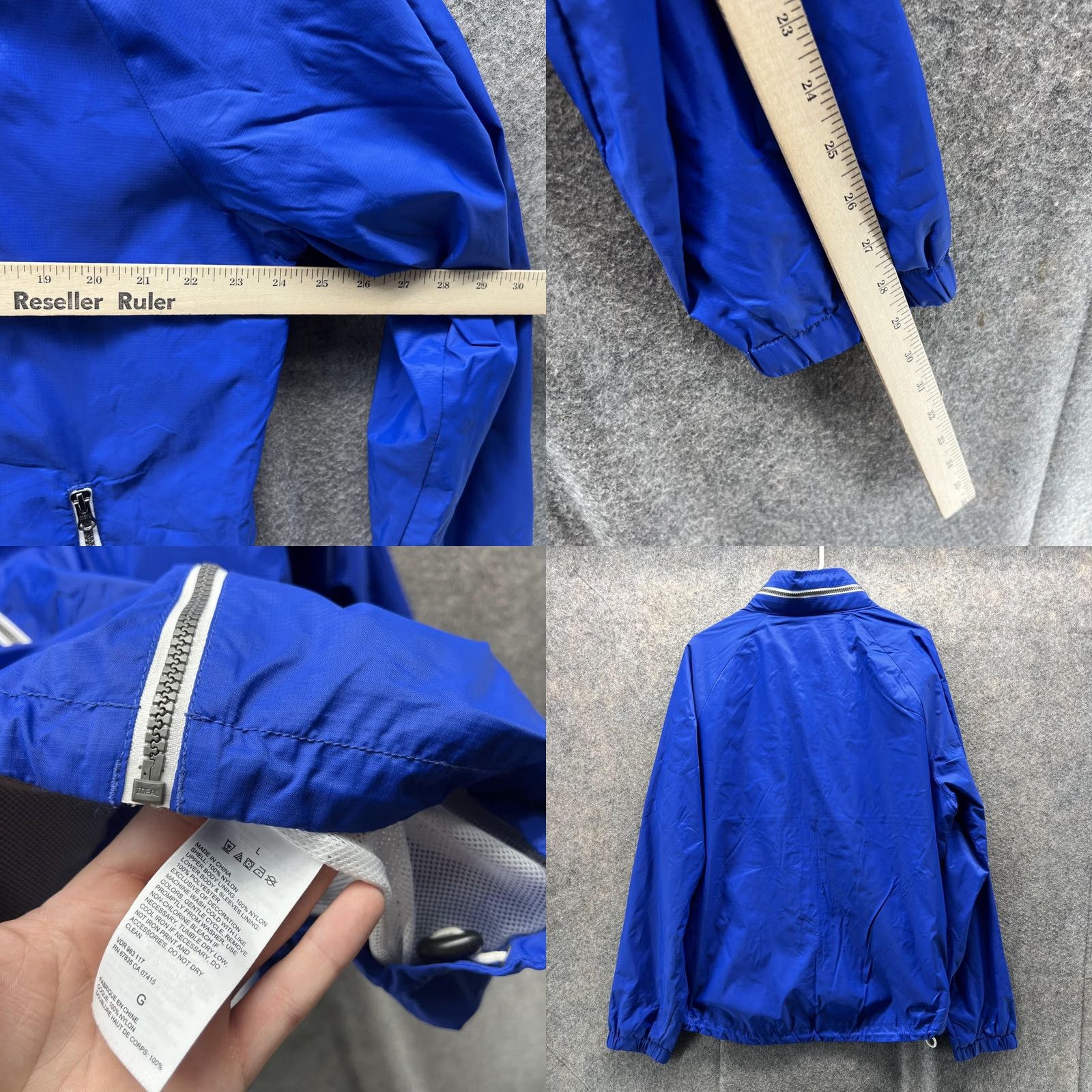 Nautica VINTAGE Nautica Sweater Mens L Blue Men Full Zip Nylon Parka Jacket Windbreaker Size US L / EU 52-54 / 3 - 8 Thumbnail