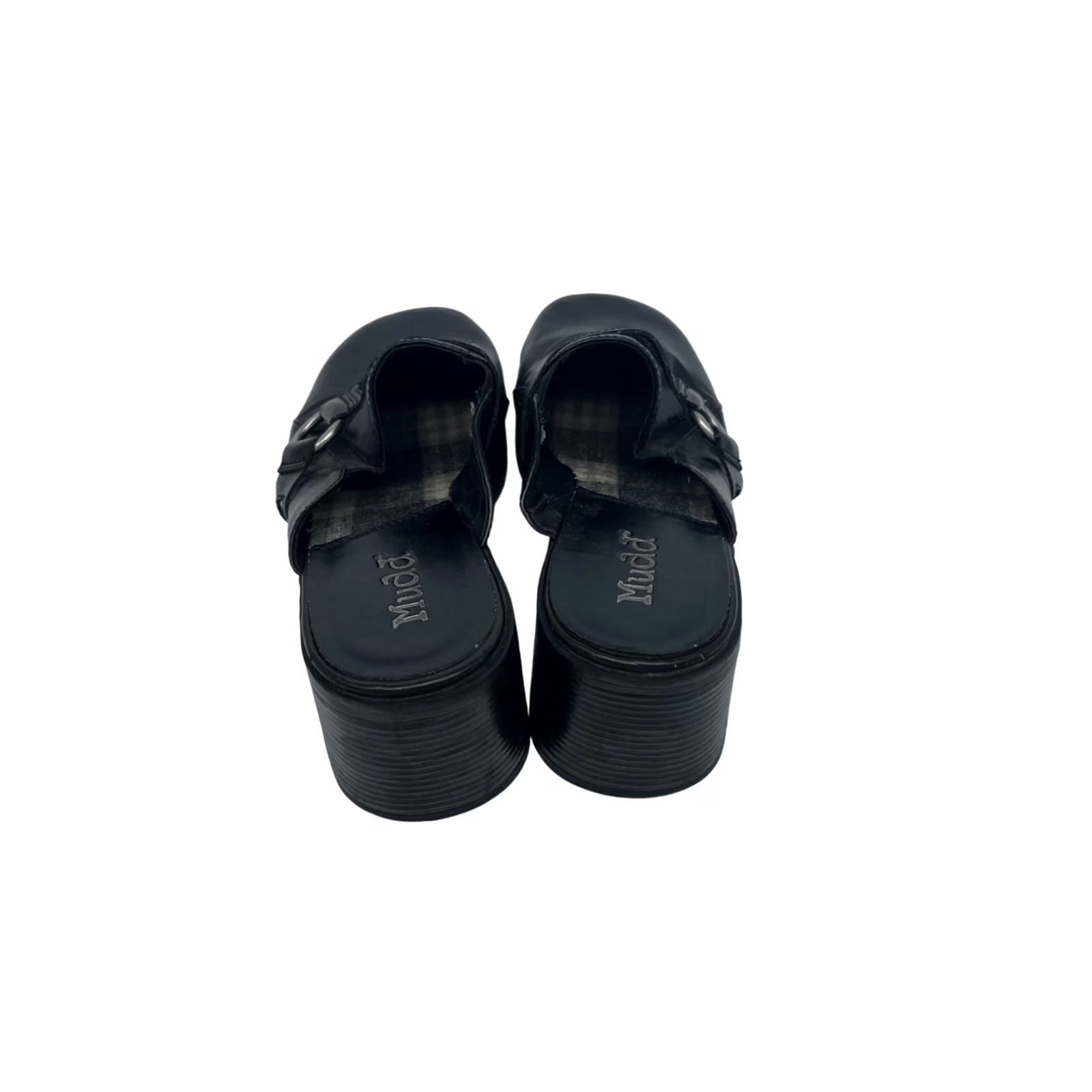 Vintage Mudd Mule Heel Women’s 9 Black Y2K Womens 9 Mudd Mules #2535 Womens 9 Black Y2K Size US 9 / IT 39 - 2 Thumbnail