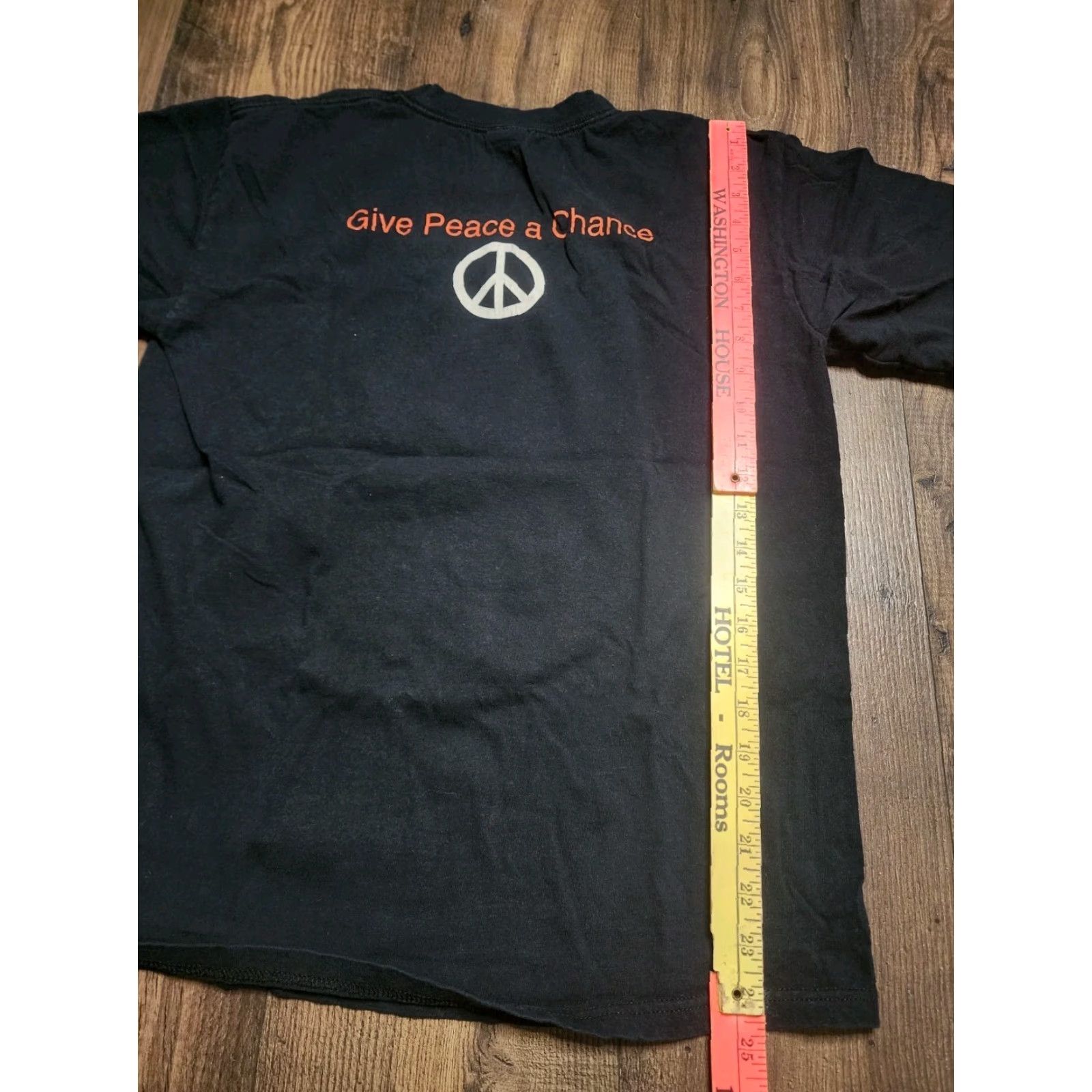 Anvil VINTAGE Men's M John Lennon T-Shirt Dreamer Imagine Double-Sided Music Band Cotton Jersey 2000s Size US M / EU 48-50 / 2 - 2 Thumbnail