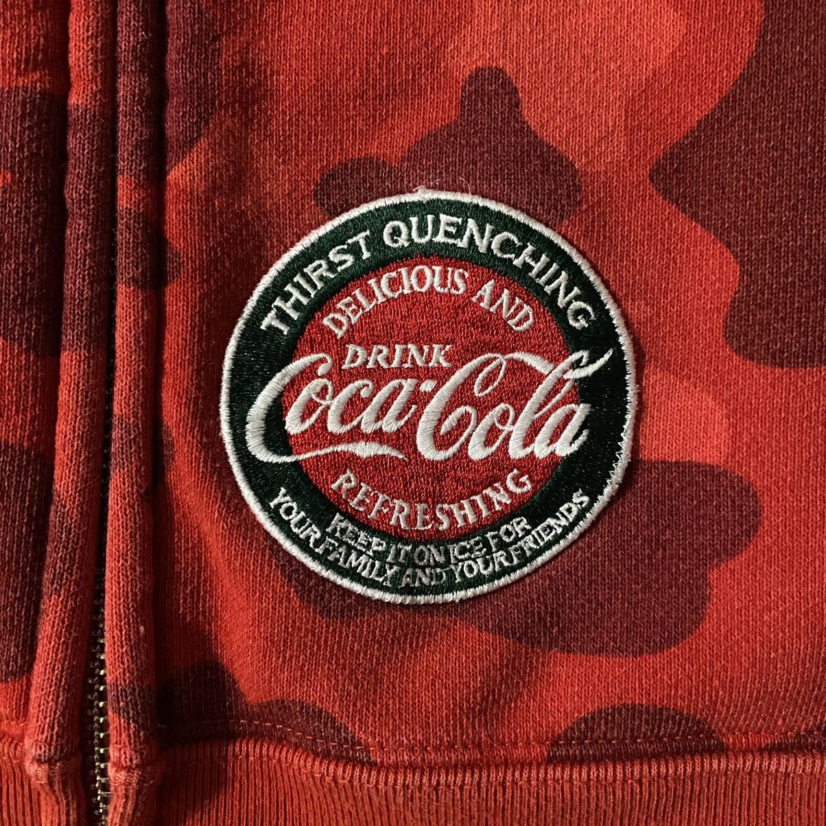 Bape Bape x Coca-Cola Color Camo Full Zip Hoodie Size US XL / EU 56 / 4 - 2 Thumbnail