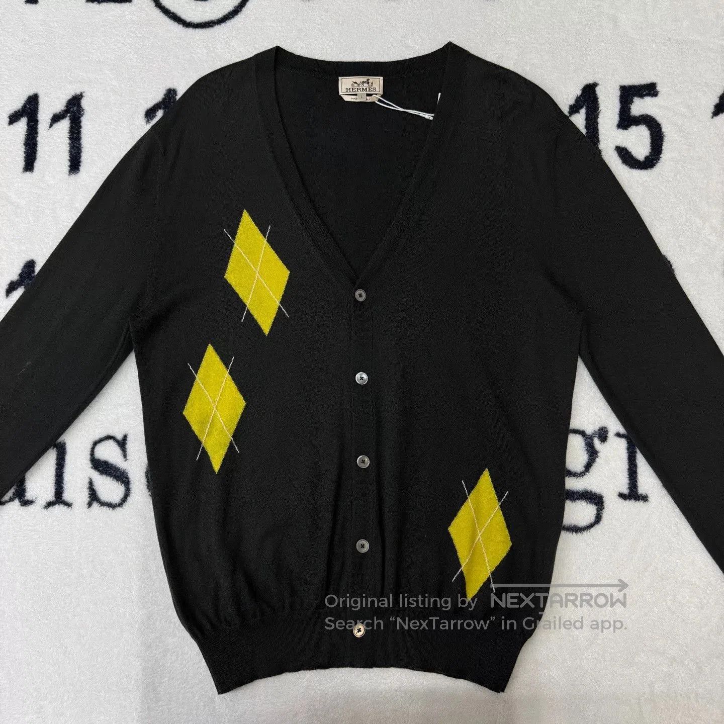 Hermes Hermes Black Knit Cardigan. Size US L / EU 52-54 / 3 - 1 Thumbnail