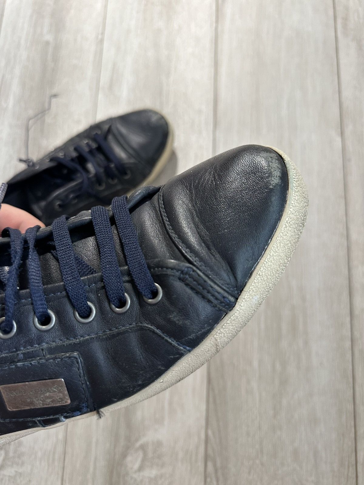 Dolce & Gabbana Dolce & Gabbana Blue Low Top Sneaker vintage Size US 6.5 / EU 39-40 - 5 Thumbnail