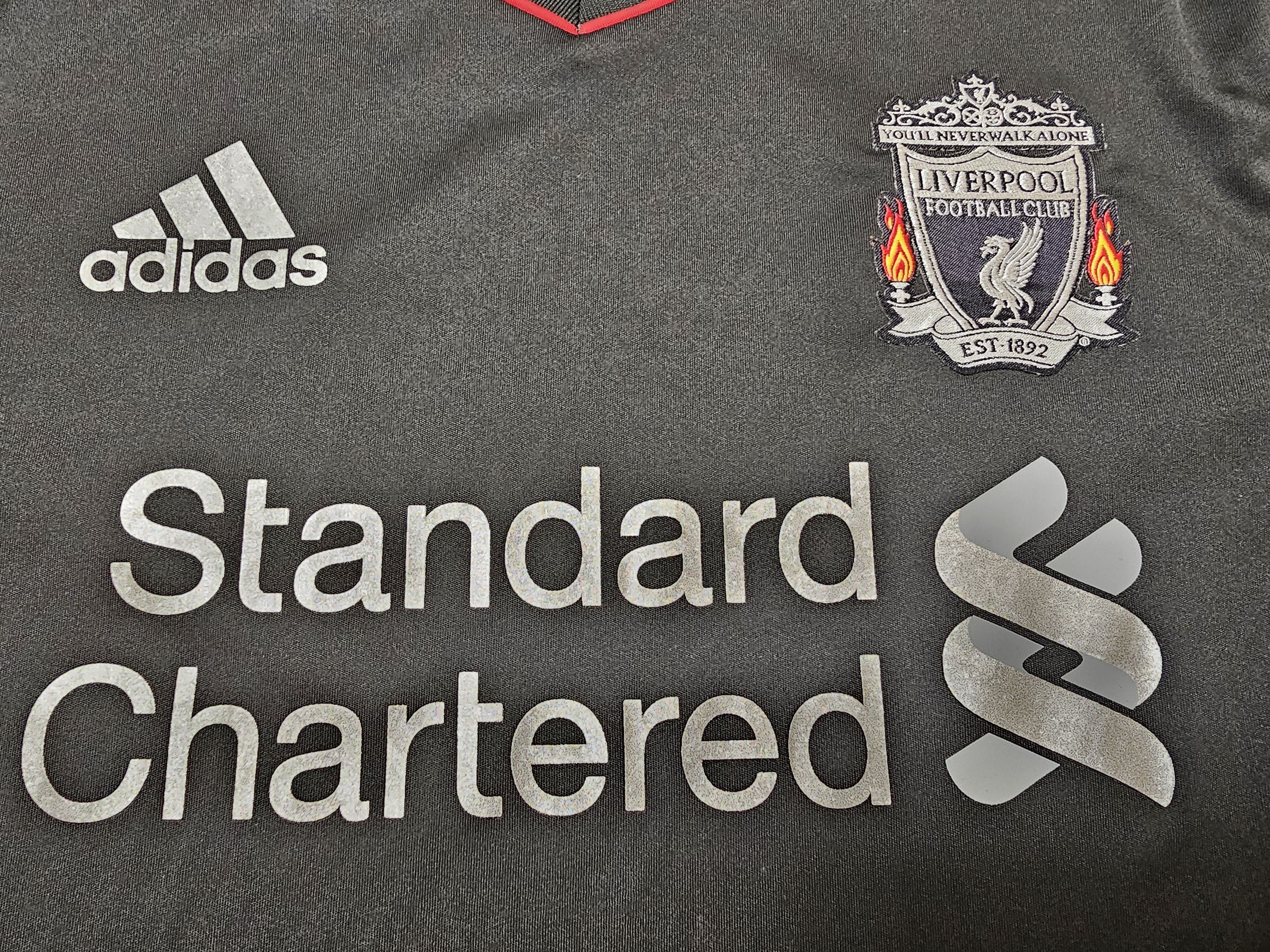 Adidas LIVERPOOL 2011 2012 AWAY FOOTBALL SHIRT SOCCER JERSEY Size US S / EU 44-46 / 1 - 3 Thumbnail