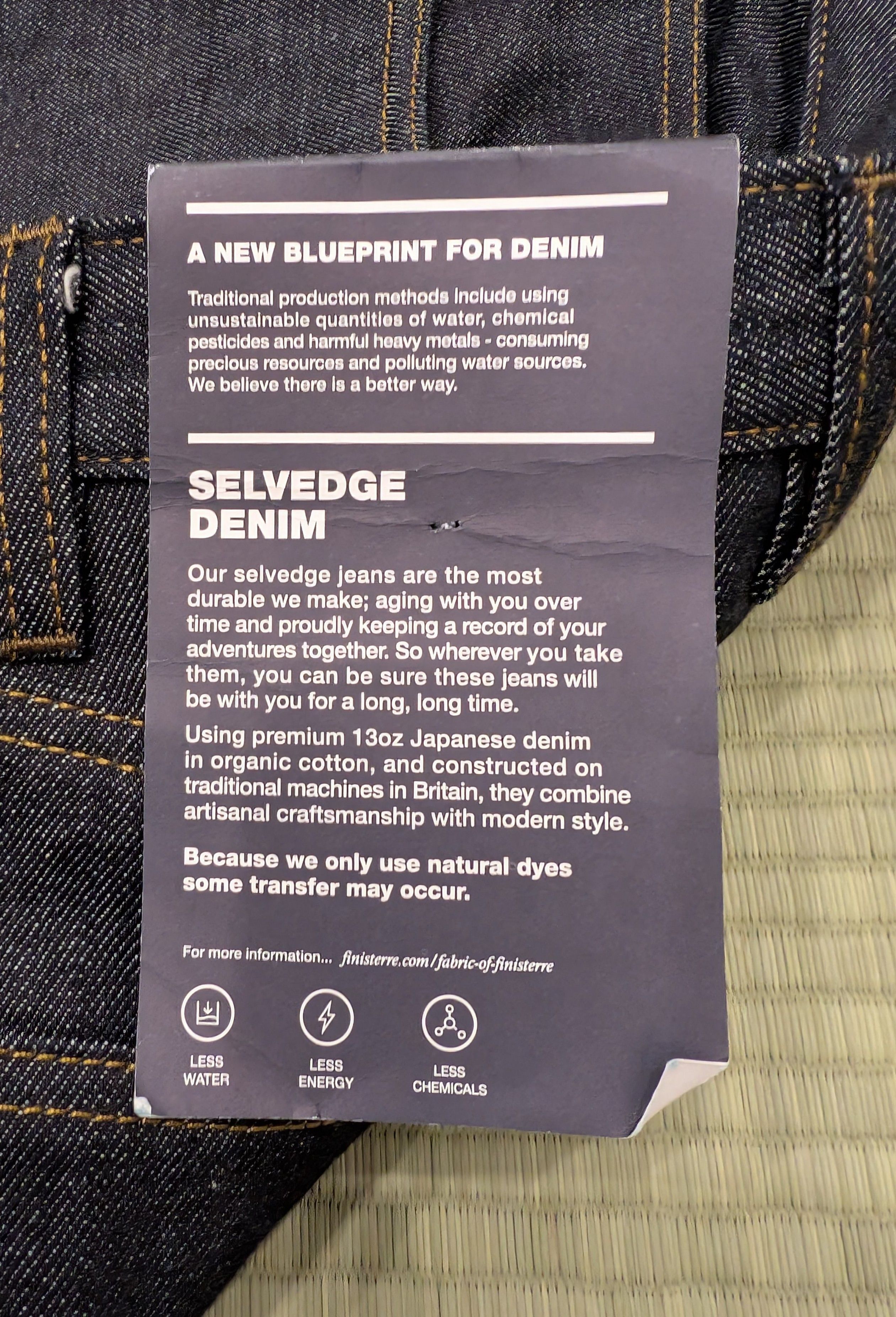 Finisterre NWT Finisterre Akins Selvedge Jeans Size 28S Made in UK Size 28" / US 6 / IT 42 - 5 Thumbnail