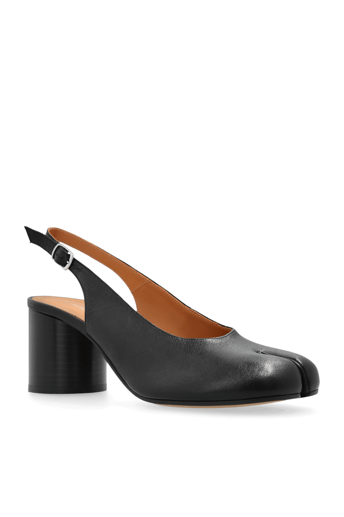 Maison Margiela o1w1db11225 Tabi Slingback Pumps in Black Size US 7 / IT 37 - 3 Thumbnail