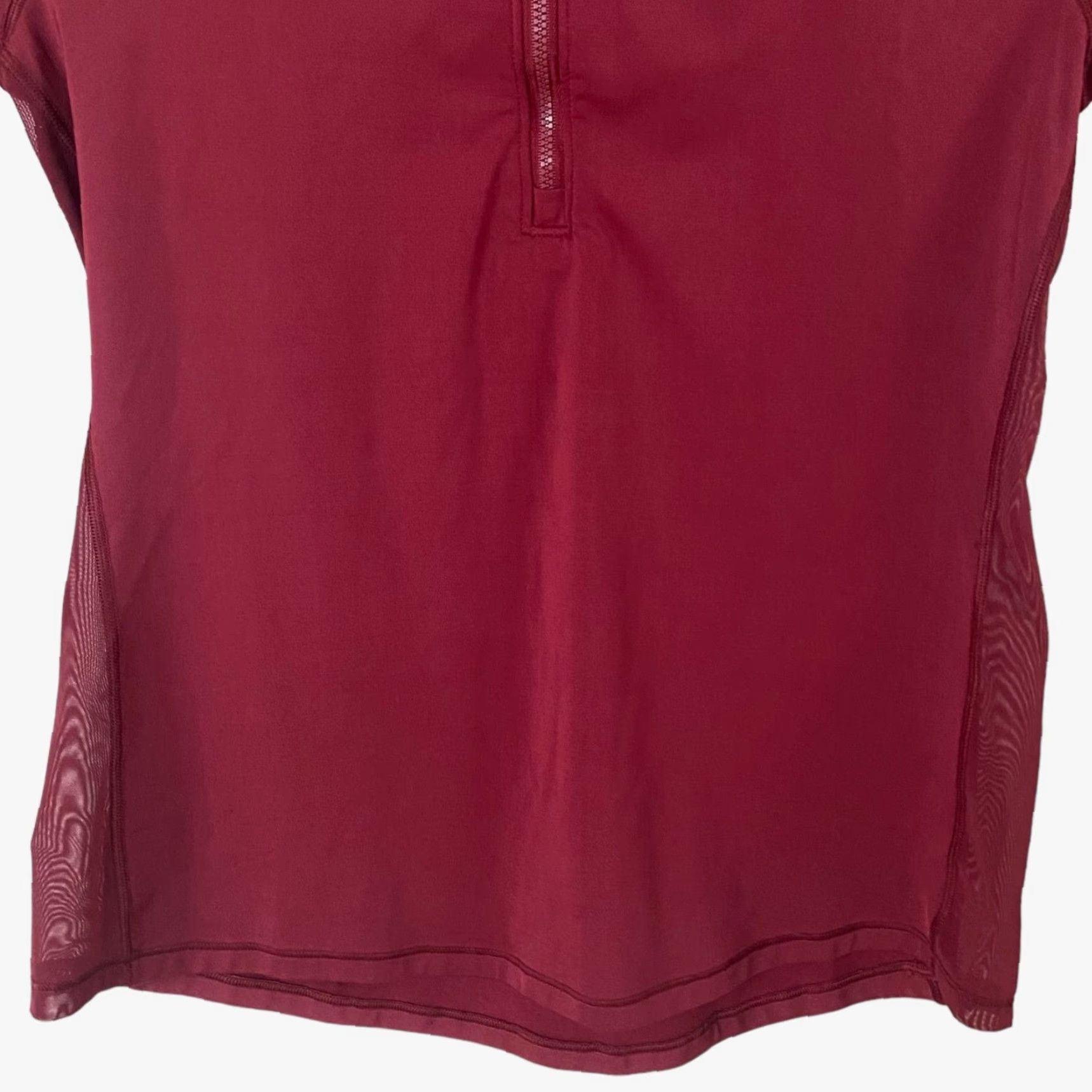 Victoria's Secret Victoria's Secret Sport Pullover Mock-Neck 1/2 Zip Shirt Red Womens S Size S / US 4 / IT 40 - 6 Thumbnail