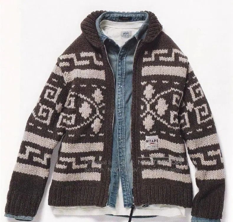 Wtaps WTAPS COWICHAN WOOL SWEATER 13AW. Size US S / EU 44-46 / 1 - 1 Thumbnail