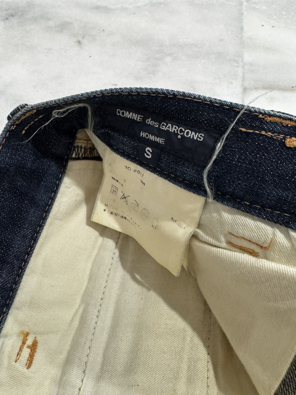 Comme des Garcons Homme AD 2001 Cdg Homme Cargo Jeans Size US 31 - 2 Thumbnail
