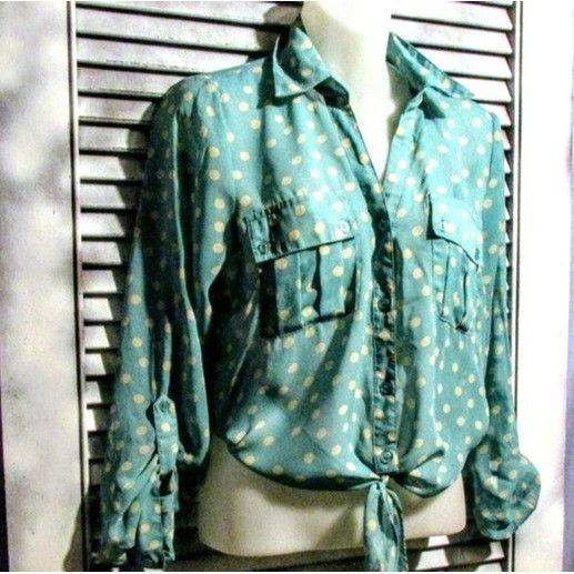 Other Takara Sm Tie Front Blouse Size S / US 4 / IT 40 - 6 Thumbnail