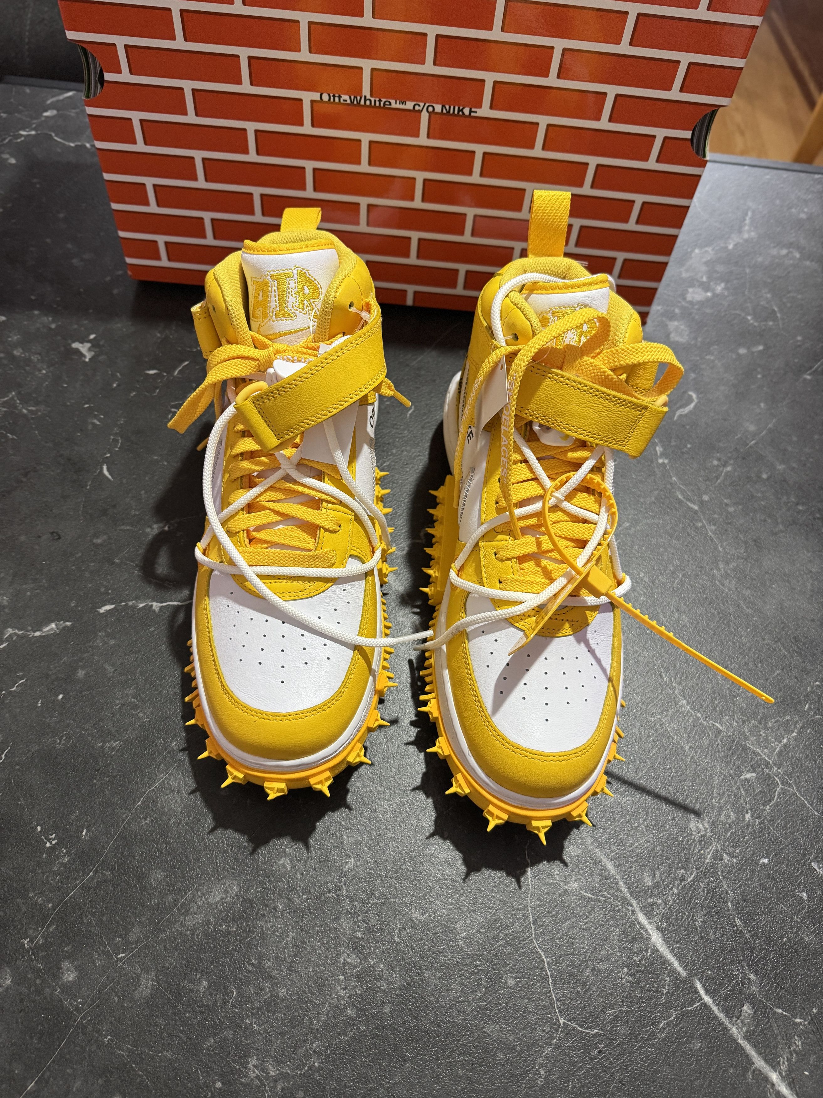 Nike × Off-White Nike x Off White Air Force 1 Mid Size US 12 / EU 45 - 6 Thumbnail
