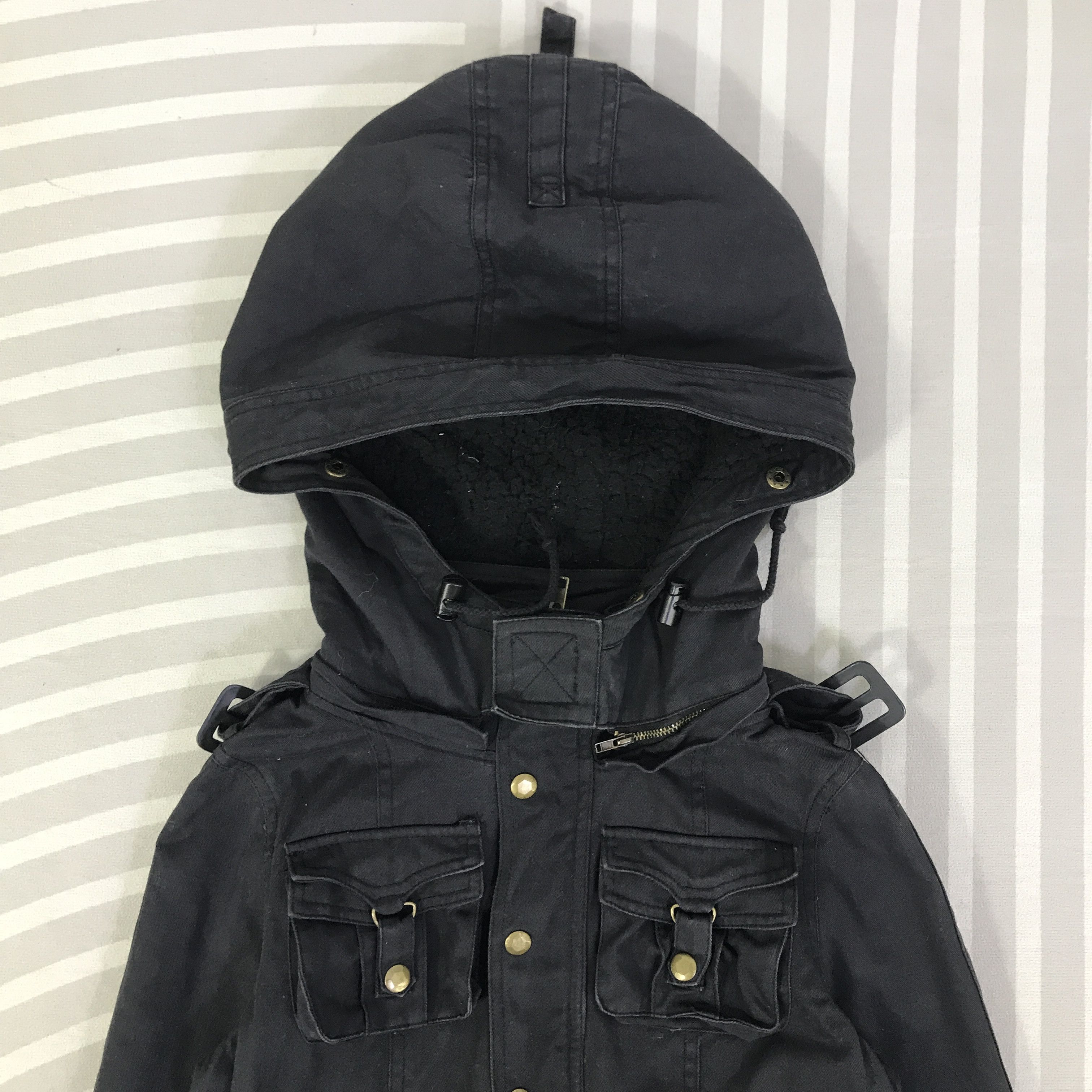 Japanese Brand Vintage Limited Quality black punk japan Jacket K92B12 Size US S / EU 44-46 / 1 - 2 Thumbnail