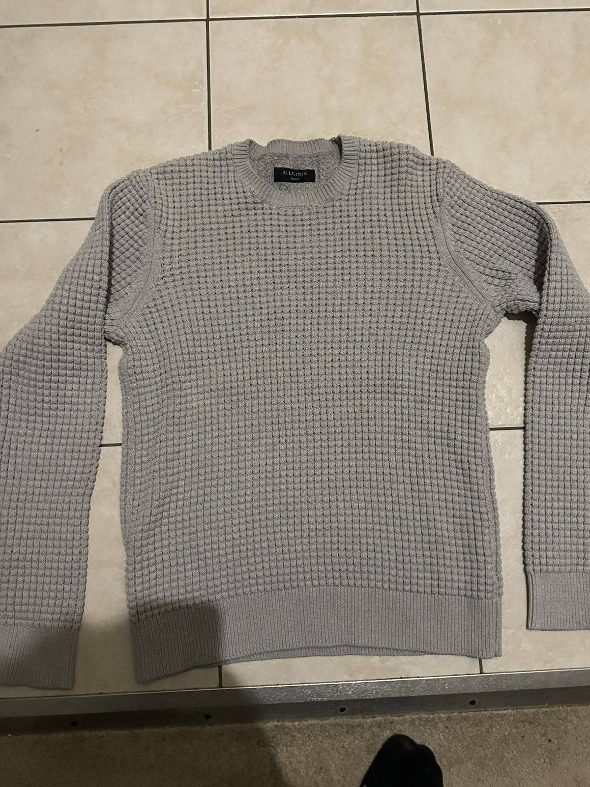 Allsaints All Saints Heavy Knit Sweater Gray Medium Size US M / EU 48-50 / 2 - 4 Thumbnail