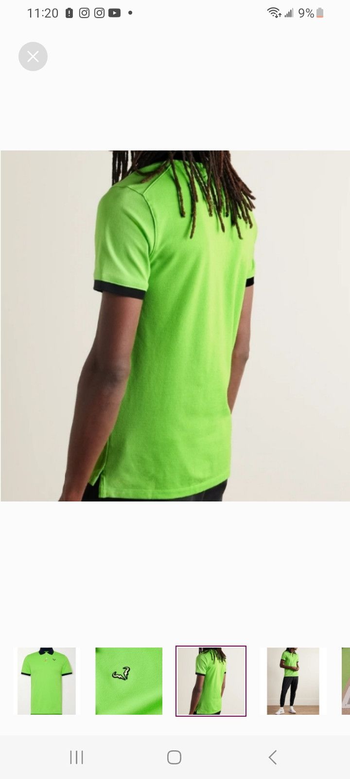 Nike NIKE TENNIS RAFA SLIM'FIT DRI-FIT Piqué Tennis Polo Shirt Size US XL / EU 56 / 4 - 3 Thumbnail