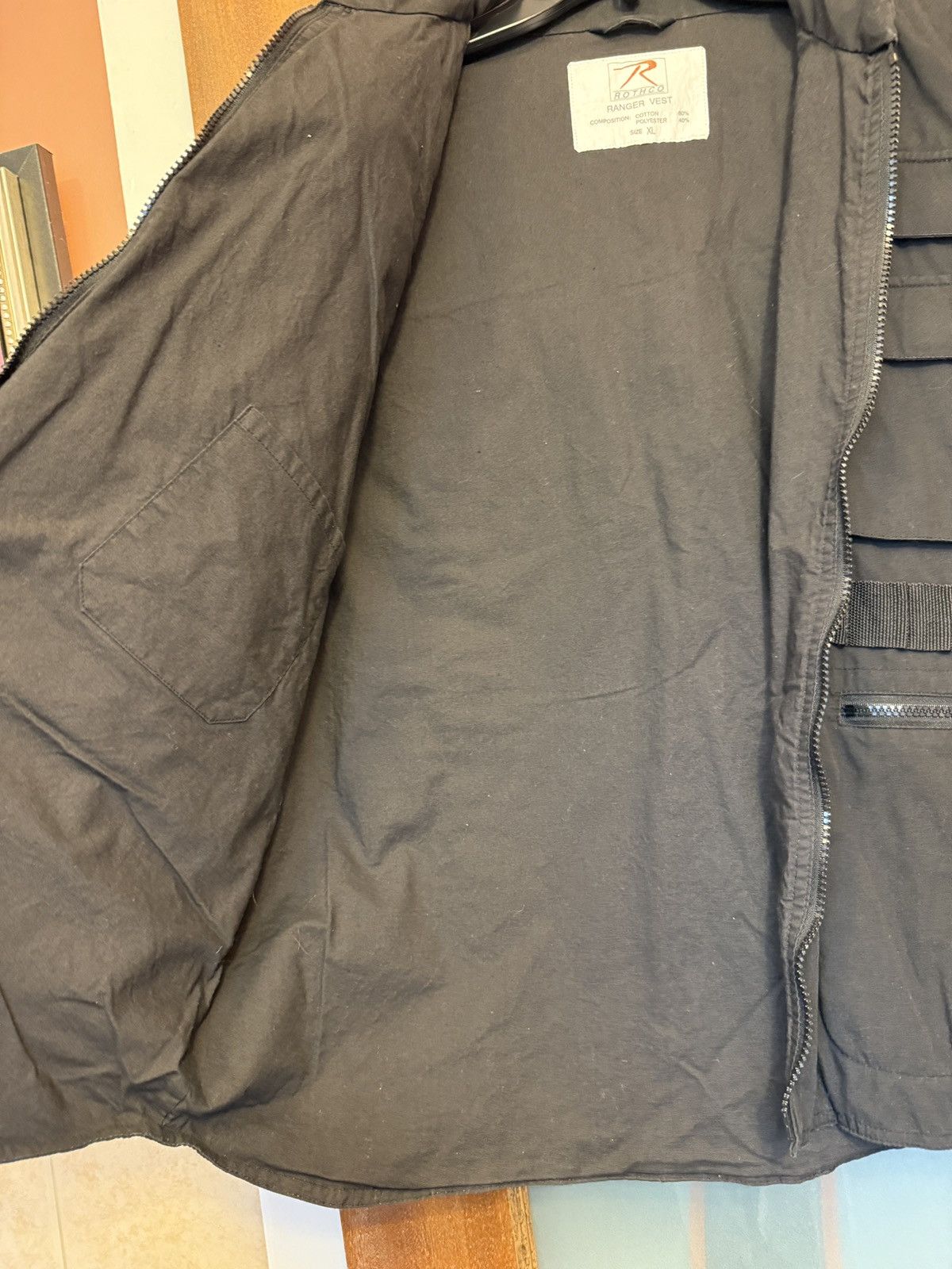 Rothco Rothco Ranger Vest Black Utility Hunting Concealed Carry Size US XL / EU 56 / 4 - 6 Thumbnail