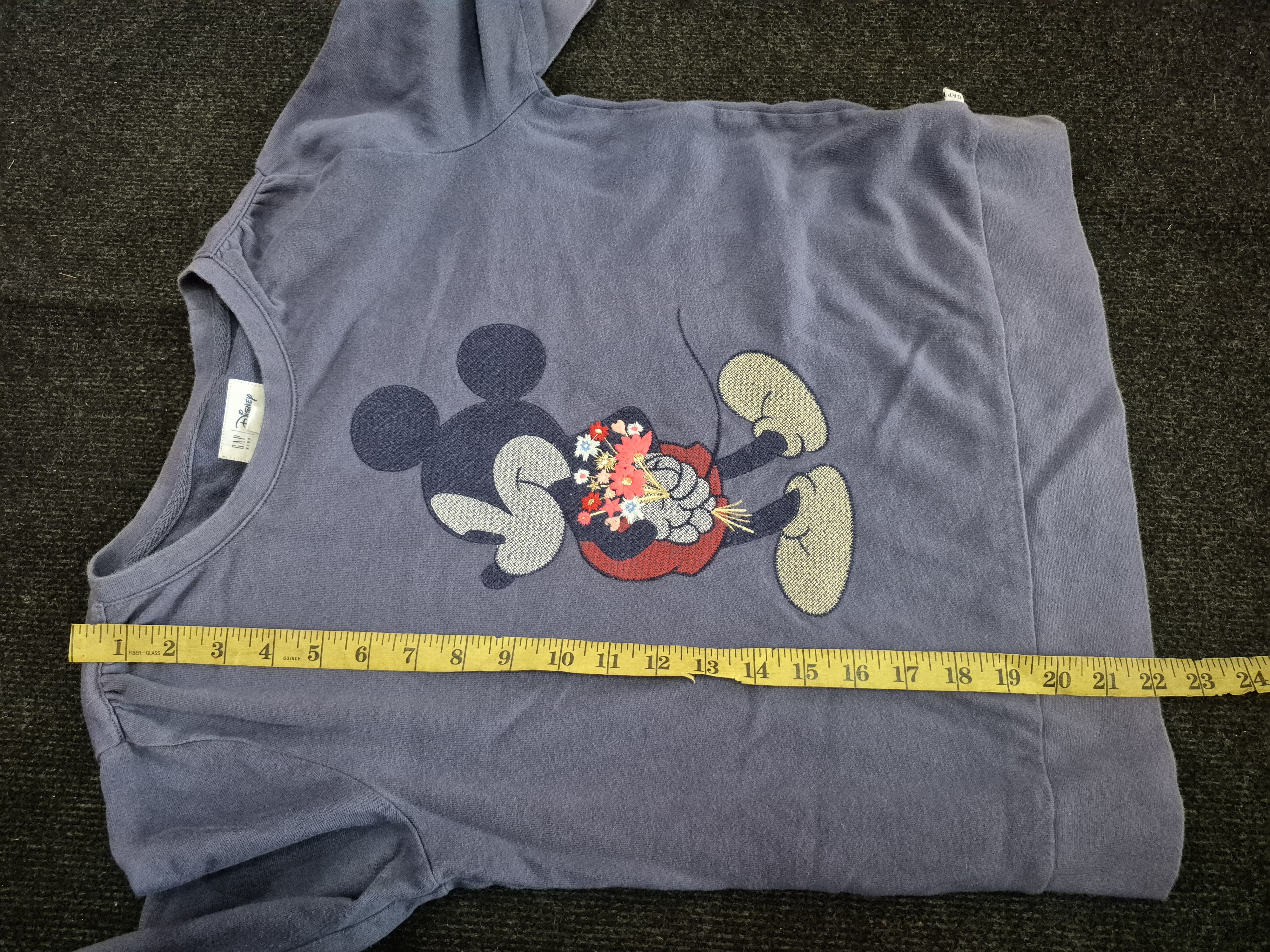 Gap 🔥 GAP Disney Mickey Mouse Embroided Sweatshirt Kids Size US XXS / EU 40 - 10 Thumbnail