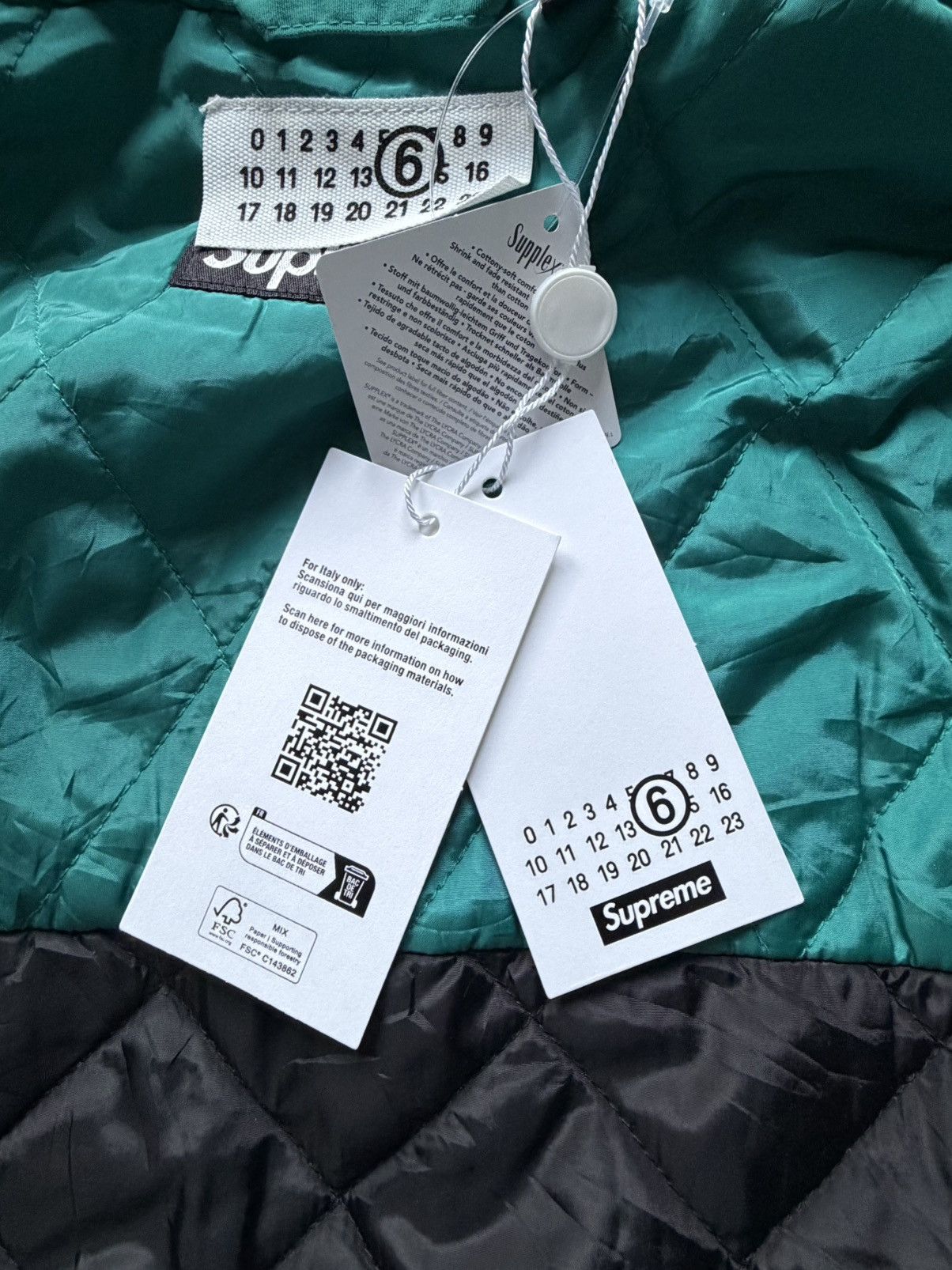 Maison Margiela × Supreme Supreme®/MM6 Maison Margiela Split Stadium Jacket Size US M / EU 48-50 / 2 - 8 Thumbnail