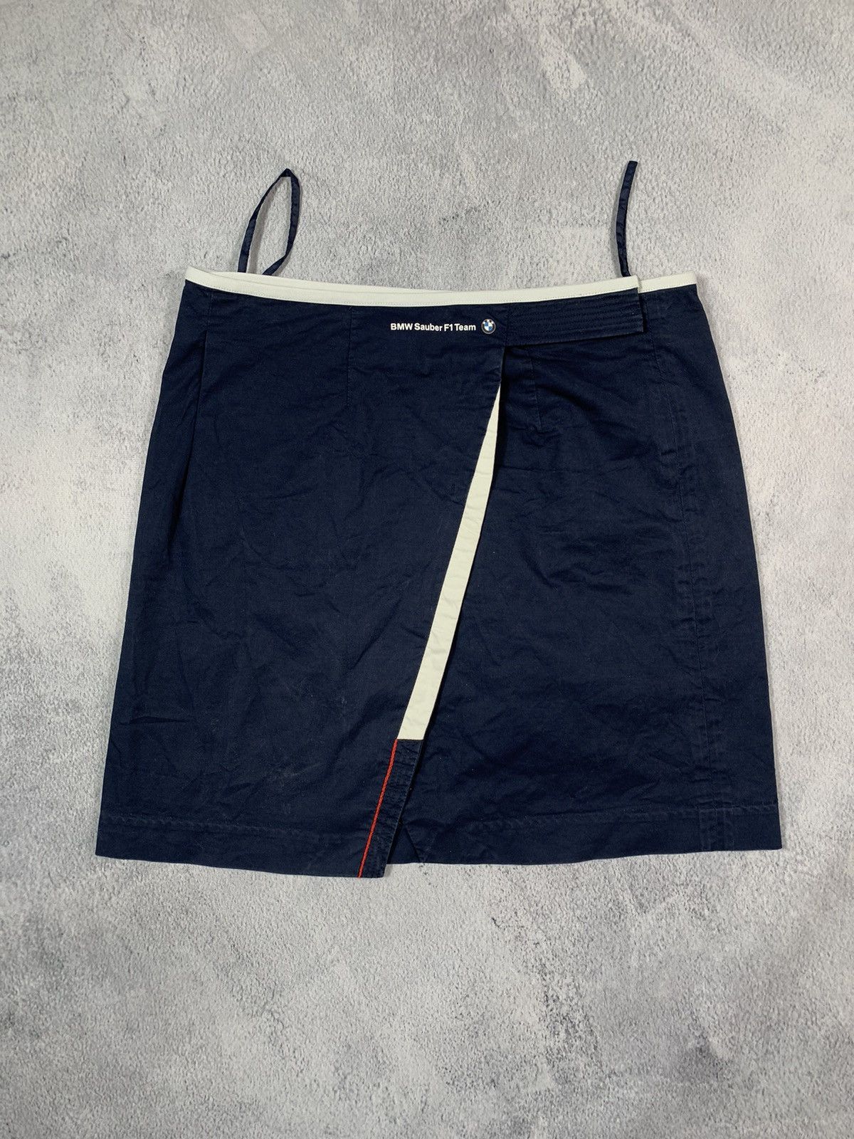 BMW Vintage Y2K BMW Sauber F1 Team racing mini skirt formula 1 M Size 30" / US 8 / IT 44 - 1 Thumbnail