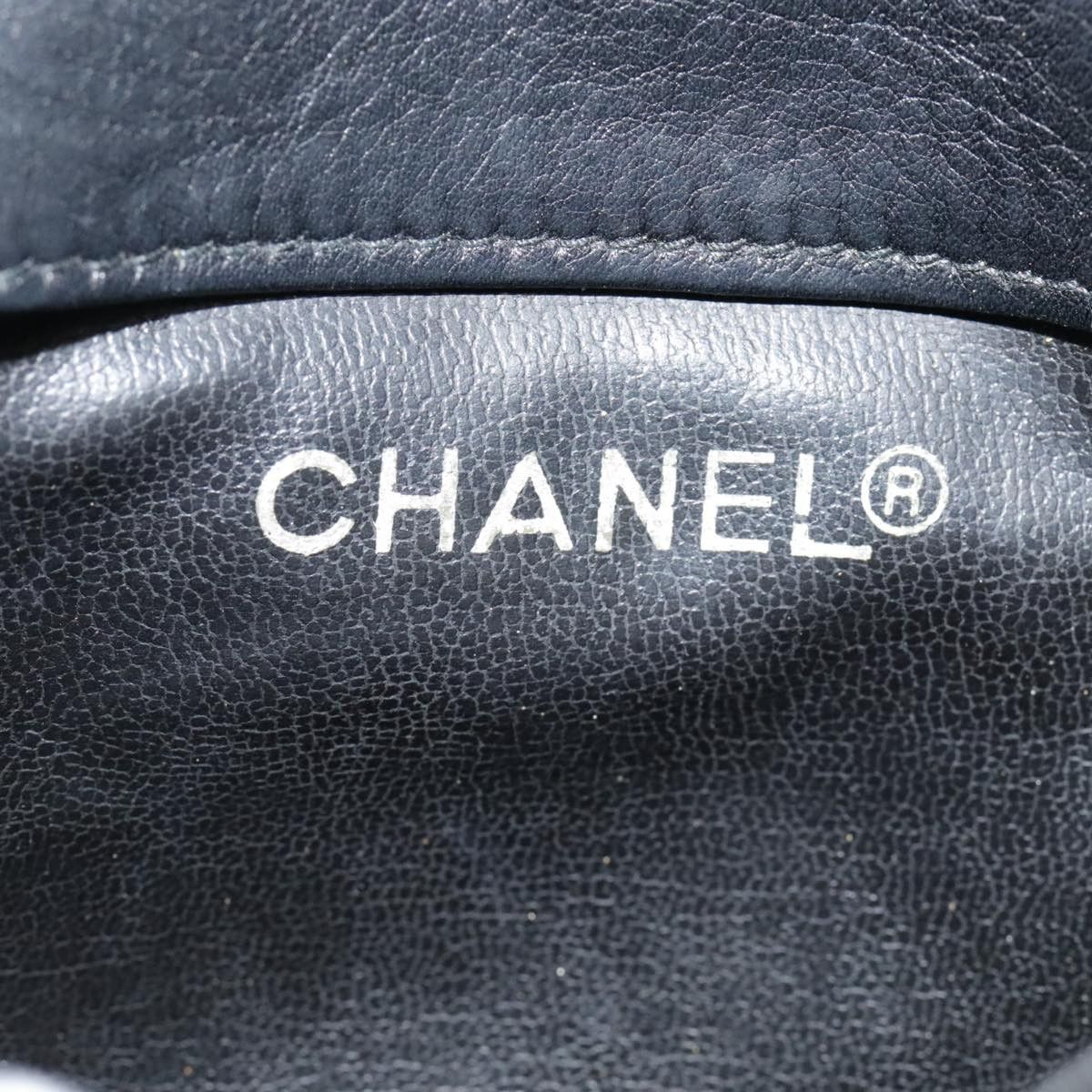Chanel CHANEL Chain Waist Bag Lamb Skin Black Gold CC Size ONE SIZE - 11 Thumbnail