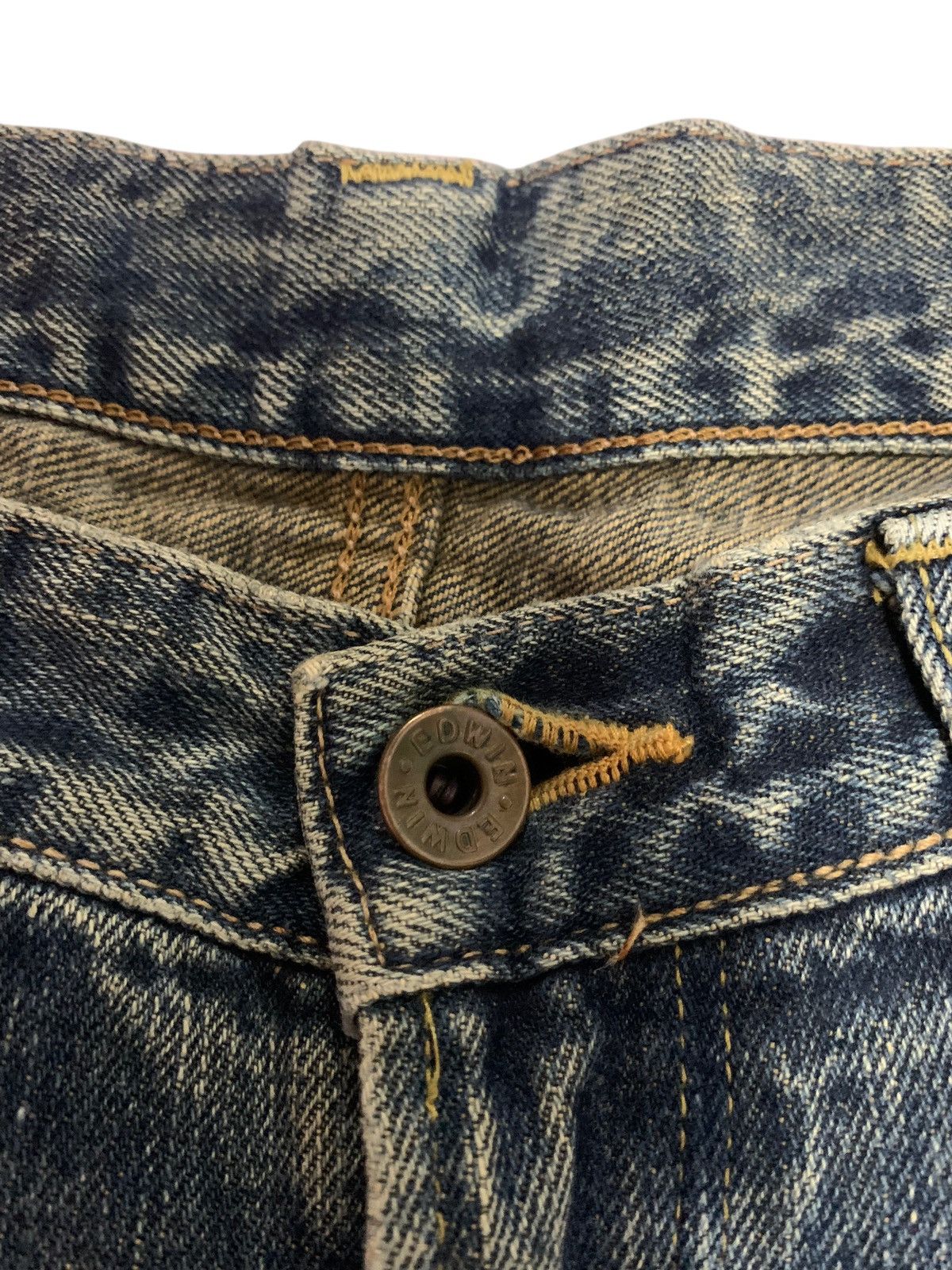 Kapital VINTAGE EDWIN 505XX SELVEDGE FADED&RUSTY JAPANESE DENIM Size US 29 - 17 Thumbnail