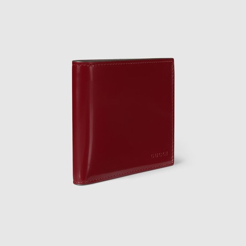 Gucci oc11z1225 Size: OS / Fold Embossed Wallet in Red Size ONE SIZE - 4 Thumbnail