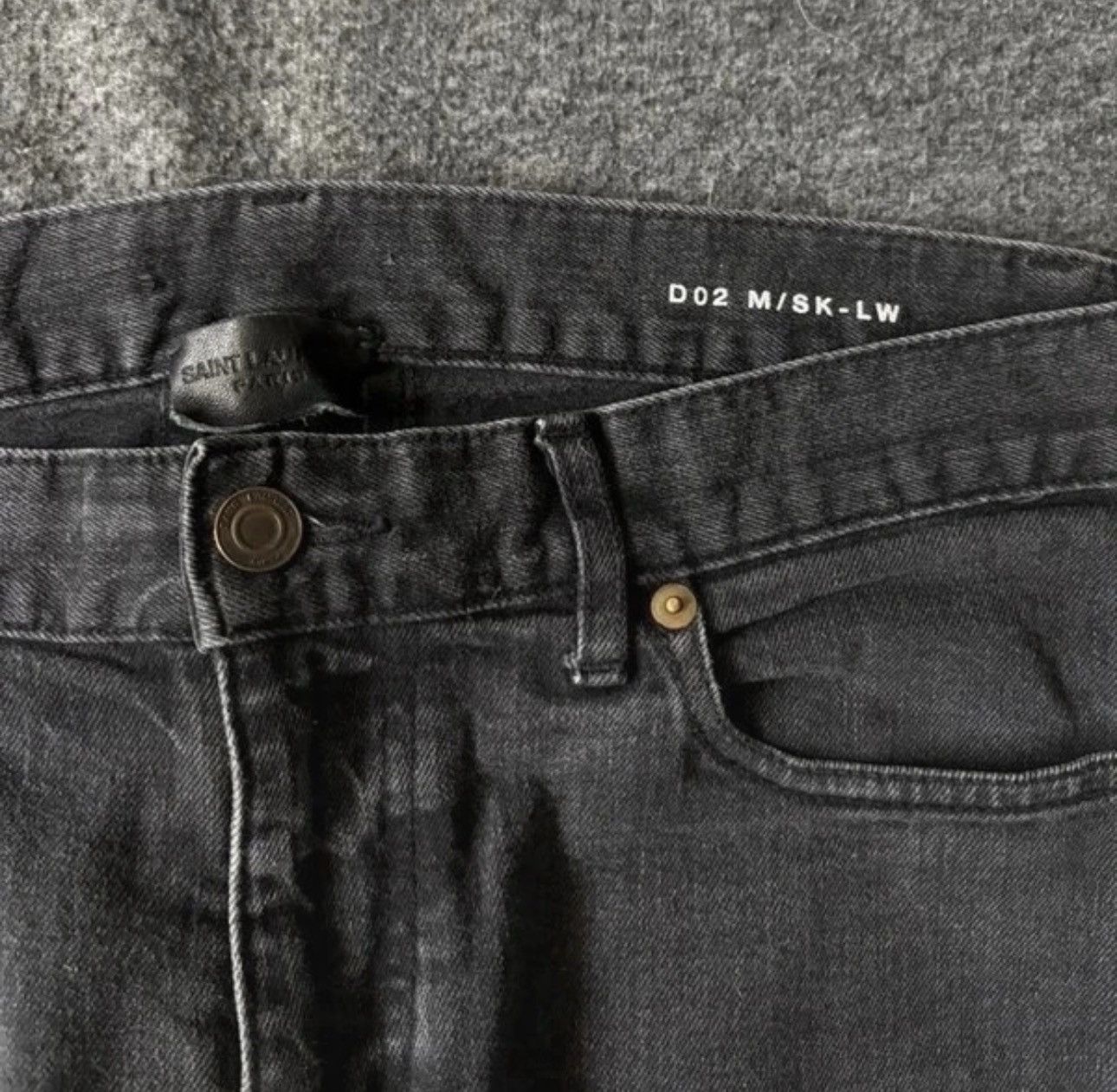 Saint Laurent Paris Saint Laurent Paris by Hedi Slimane Denim Jeans Size US 32 / EU 48 - 3 Thumbnail