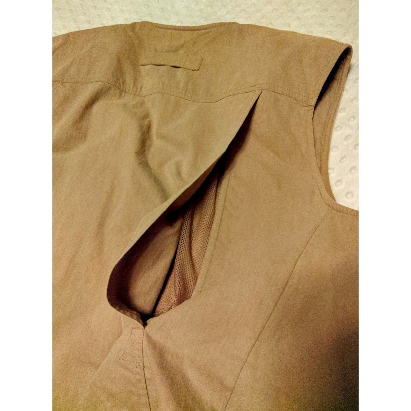 Vintage Duluth Vest Mens L Tall Canvas Nylon Beige Pockets Full Zip Outdoor Workwear Utility Canvas Vest Jacket" Size US L / EU 52-54 / 3 - 7 Thumbnail