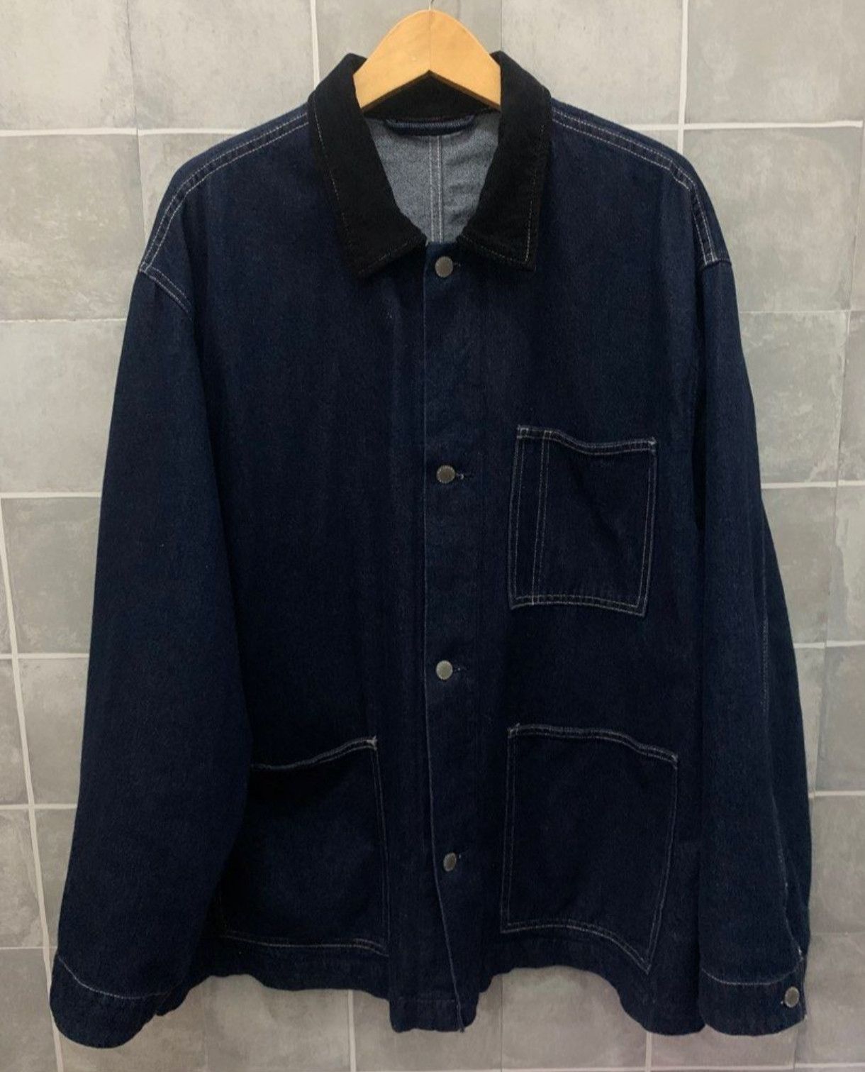 GU GU Jeans Denim Jacket Size US XXL / EU 58 / 5 - 1 Thumbnail