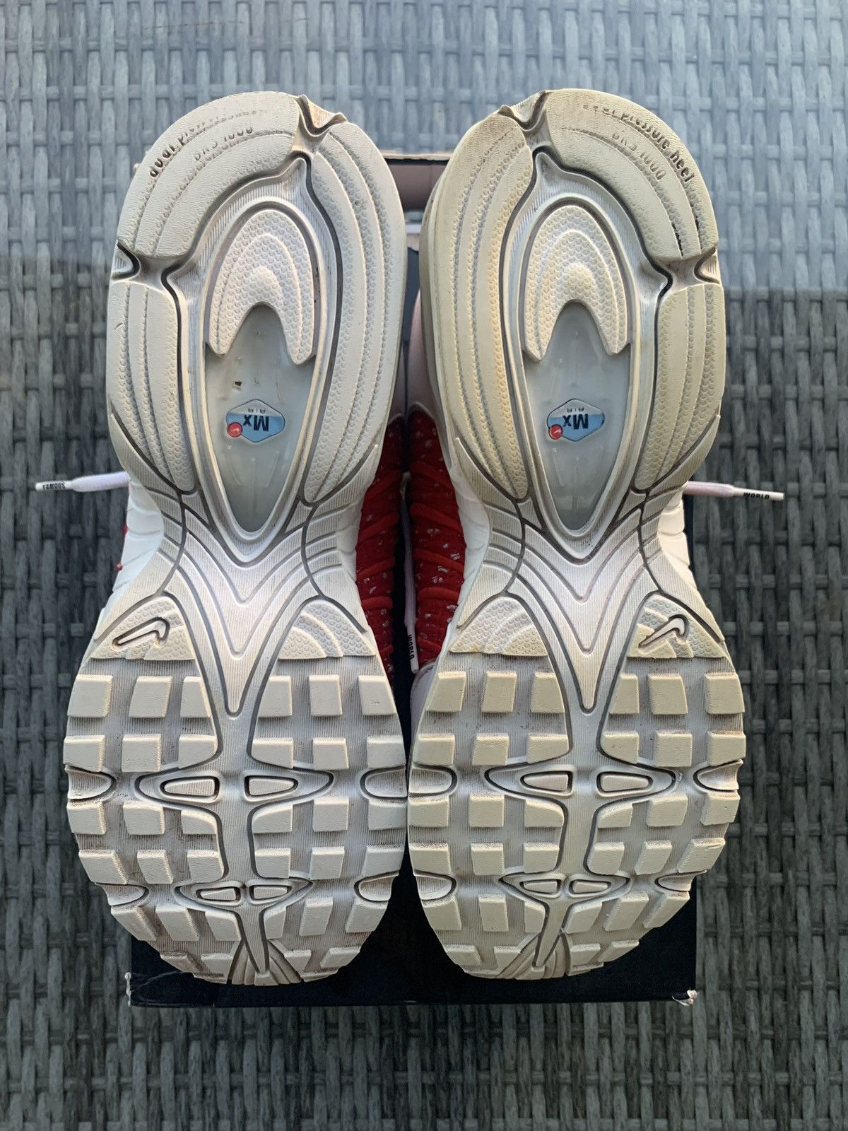 Nike × Supreme Nike Air Max Tailwind 4 Supreme White Size US 12 / EU 45 - 5 Thumbnail