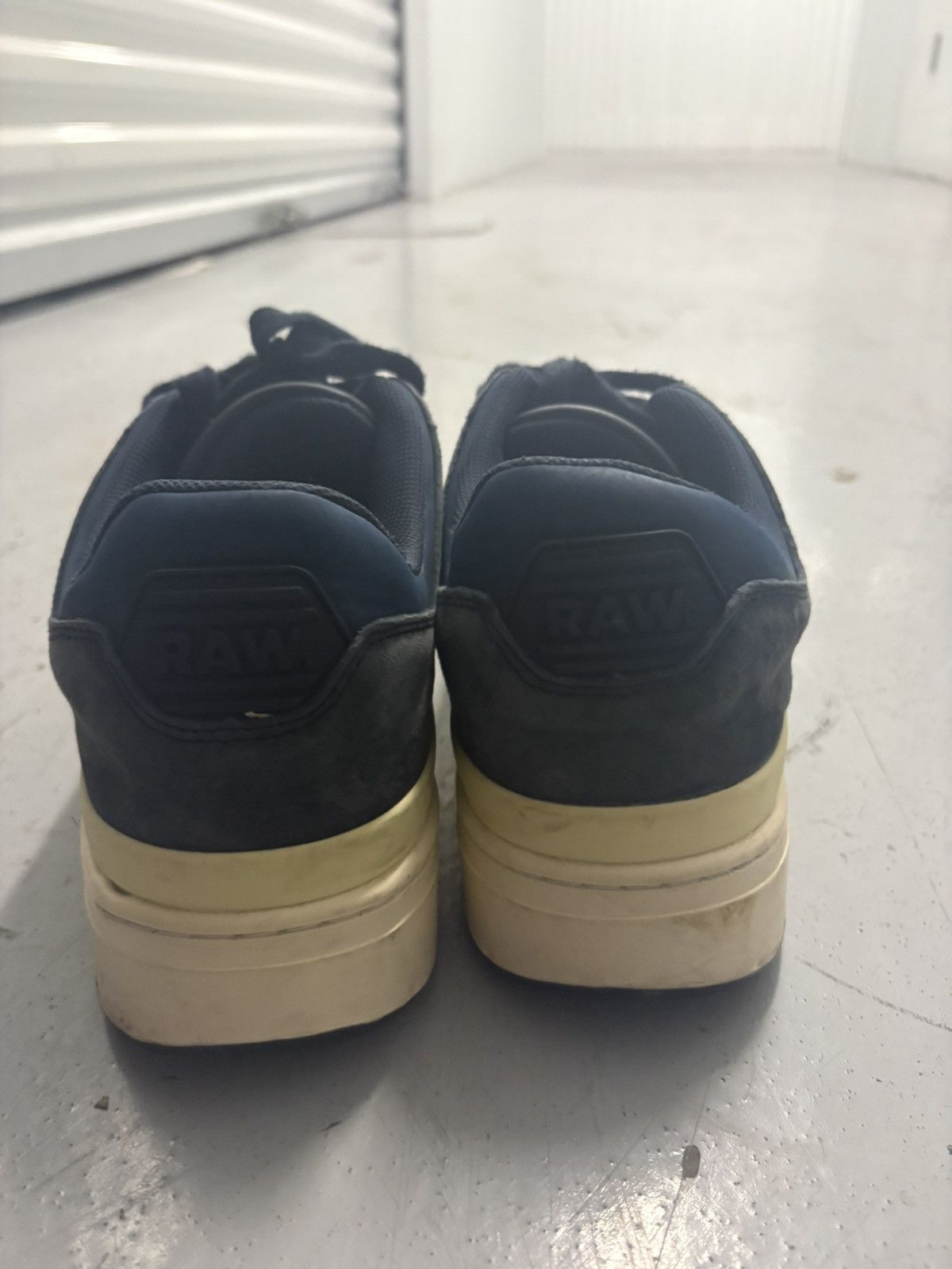 G-Star G-Star RAW Men's Low Top Athletic Sneakers Black Navy Size US 12 / EU 45 - 4 Thumbnail